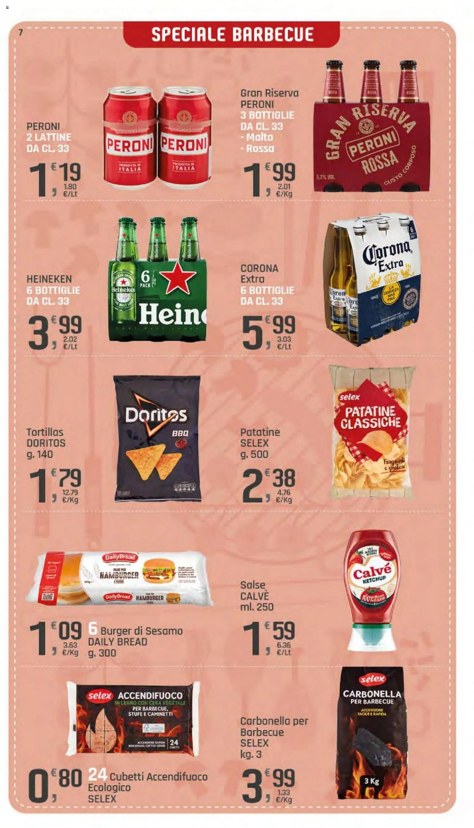Volantino DOK del 06/08/2026 | Pagina: 7 | Prodotti: Ketchup, Barbecue, Tortillas, Heineken