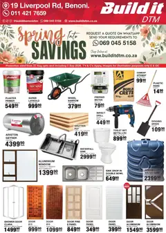 Build It specials catalogue – valid from 27/08/2026