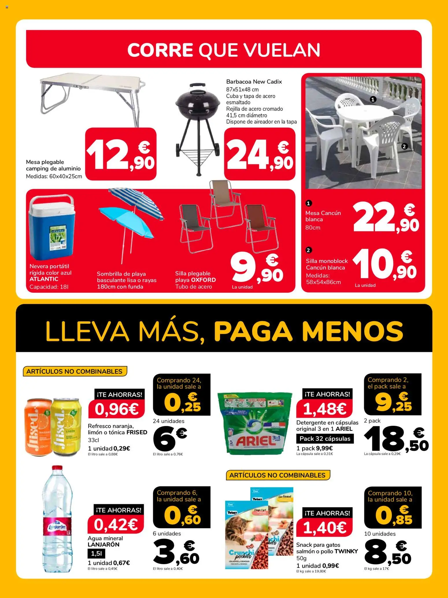 Supeco folleto │ válido desde el 29.04.2026 | Página: 5 | Productos: Detergente, Barbacoa, Mesa, Agua mineral