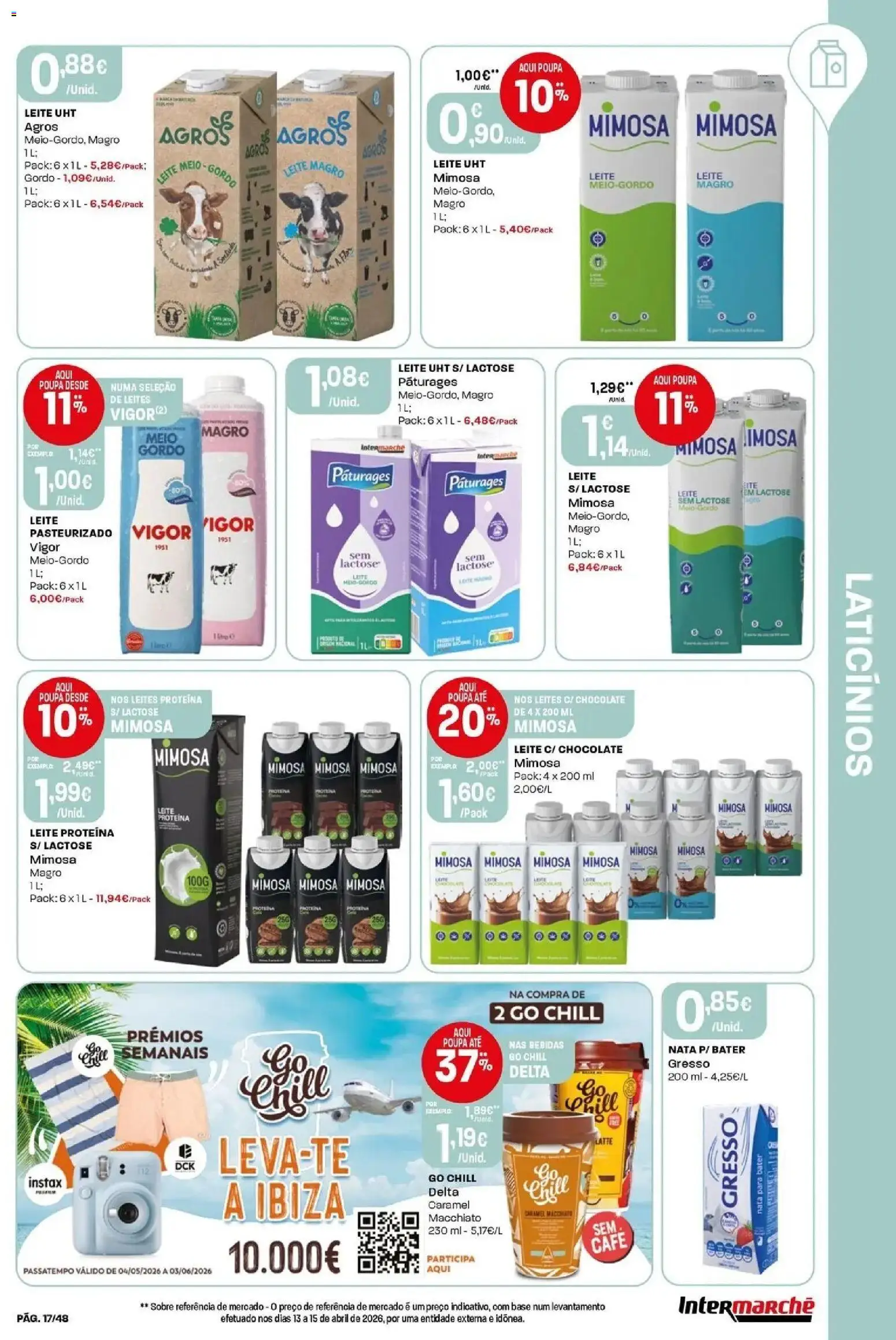 Intermarché - Isto é que são preços BAIXOS! │ válido de 21.05.2026 | Página: 17 | Produtos: Leite proteina, Leite, Chocolate, Proteina