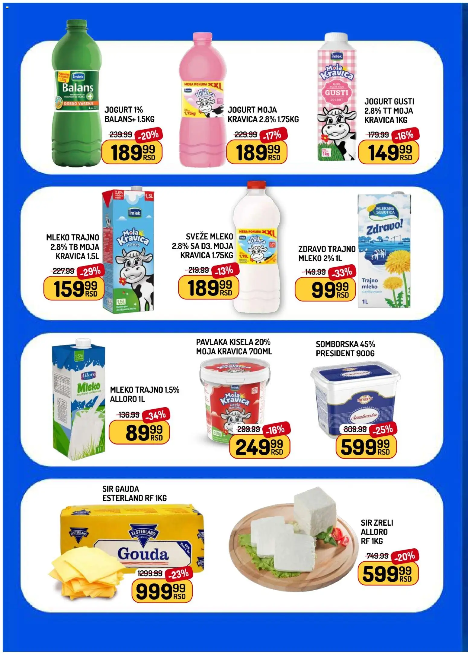 Aman katalog - važi od 10.07.2026 | Strana: 4 | Proizvode: Sveže mleko, Moja kravica, Jogurt, Pavlaka