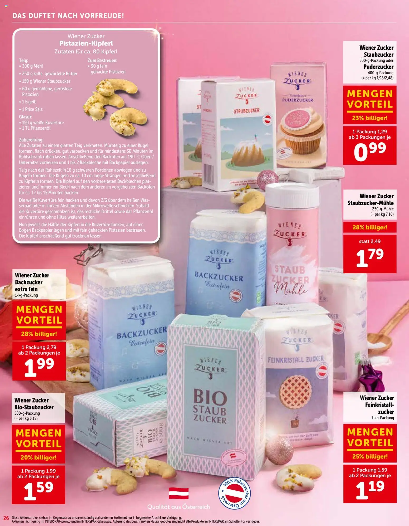 Interspar Sonderfolder Backen gültig ab 01.10.2026 | Seite: 26 | Produkte: Zutaten, Mikrowelle, Mühle, Butter