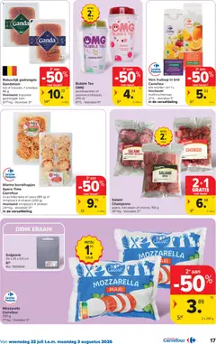 Carrefour folder week 30 - Voorbeeld van een folder van Carrefour, geldig van 22/07/2026 | Pagina: 17 | Producten: Chorizo, Fruit, Peper, Salami