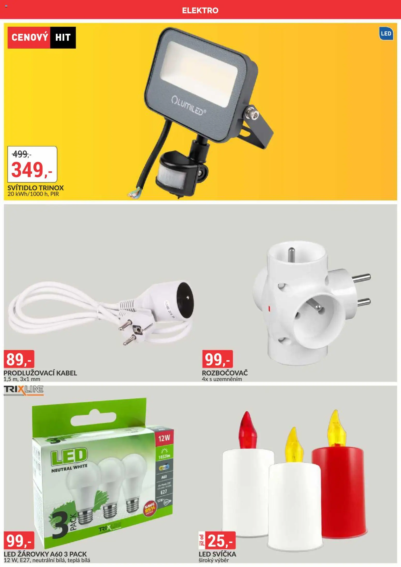BAUMAX leták od 01.10.2026 | Strana: 31 | Produkty: LED žárovky, Elektro, Žárovky, LED
