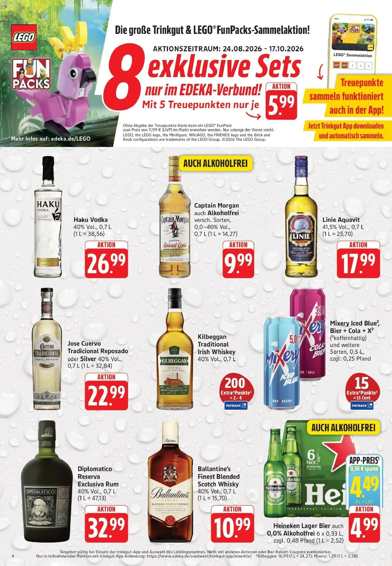 Trinkgut - trinkgut: Wochenangebote (ab 05.10.2026) » Angebote online | Seite: 4 | Produkte: Cola, Tequila, Captain morgan, Mixery