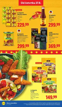EL TEQUITO Meksički majonez, Čupotle čili ili čili limeta 200 g - pregled Lidl kataloga - važi od 27.08.2026 | Strana: 56