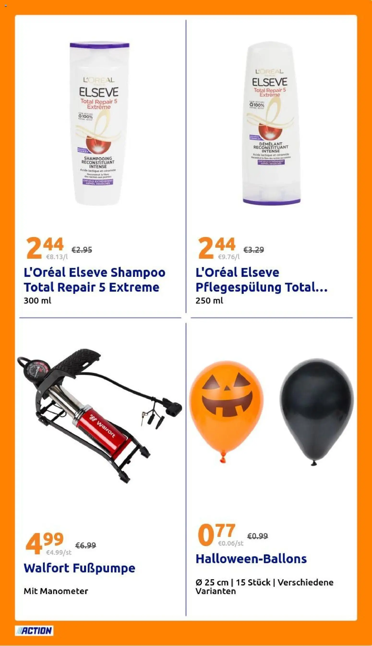 Action Flugblatt gültig ab 28.10.2026 | Seite: 25 | Produkte: Manometer, Shampoo