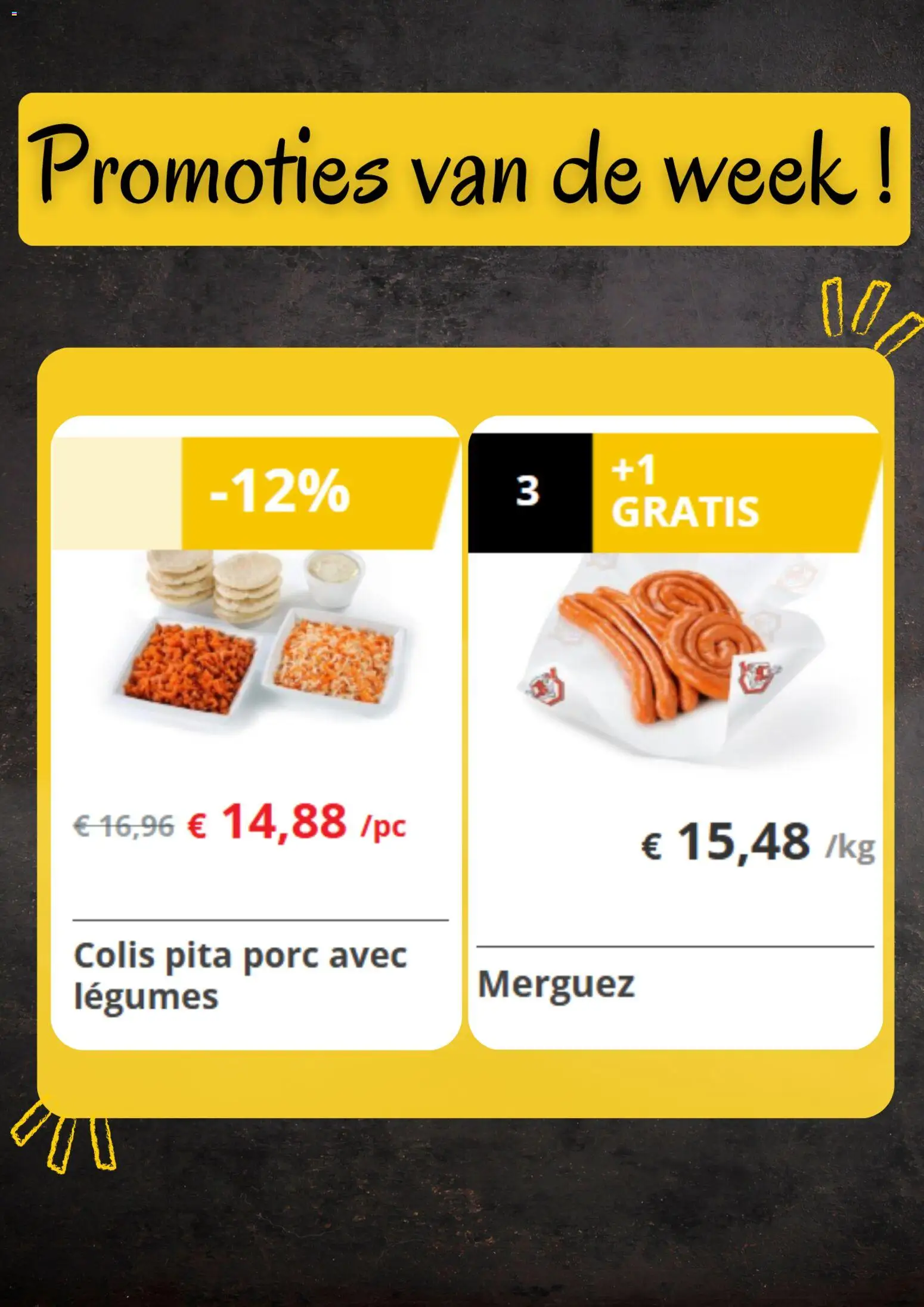 {H1} | Pagina: 3 | Producten: Merguez