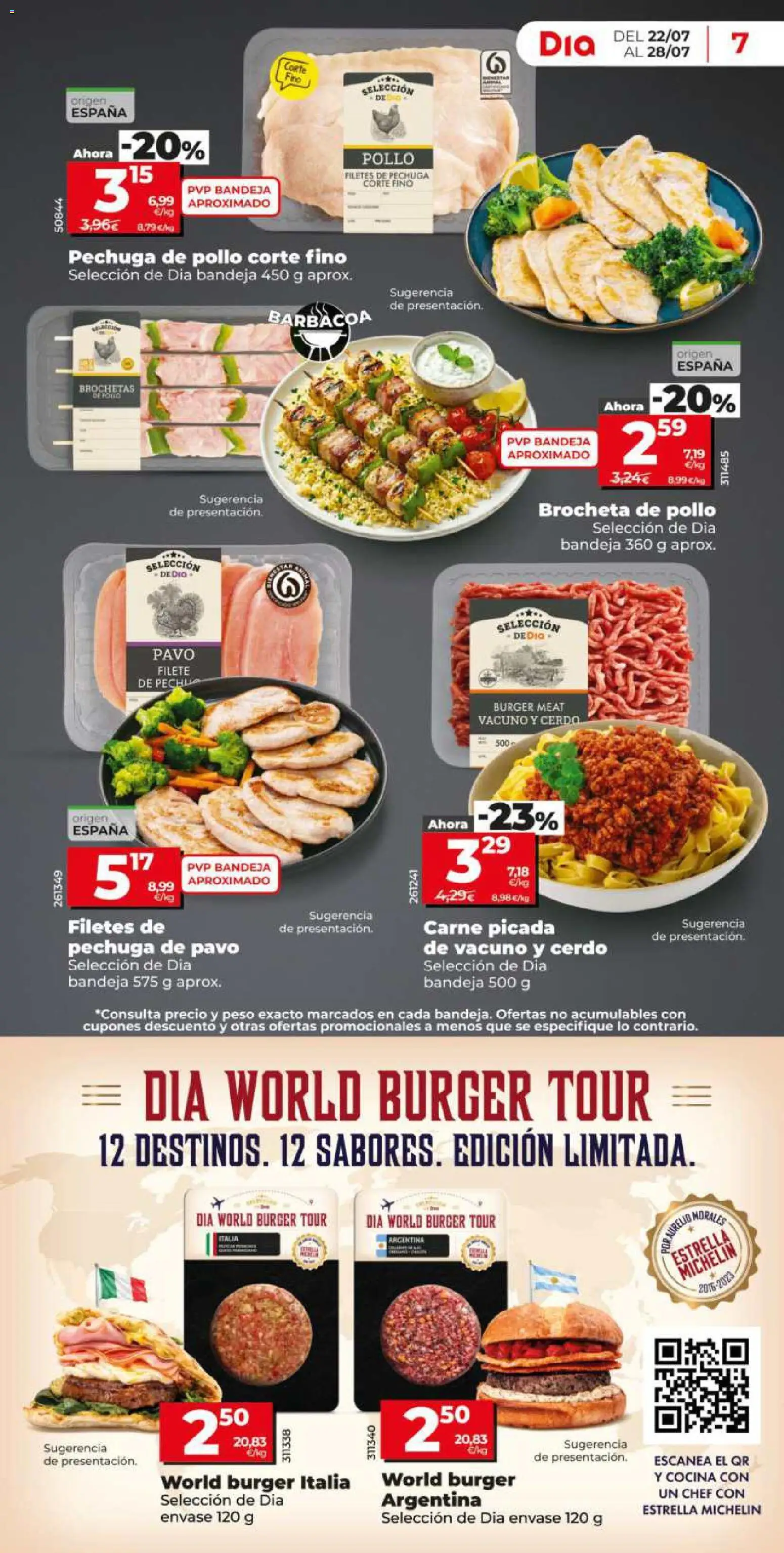Dia - folleto Market │ válido desde el 22/07/2026 | Página: 7 | Productos: Cerdo, Cocina, Peso, Bandeja