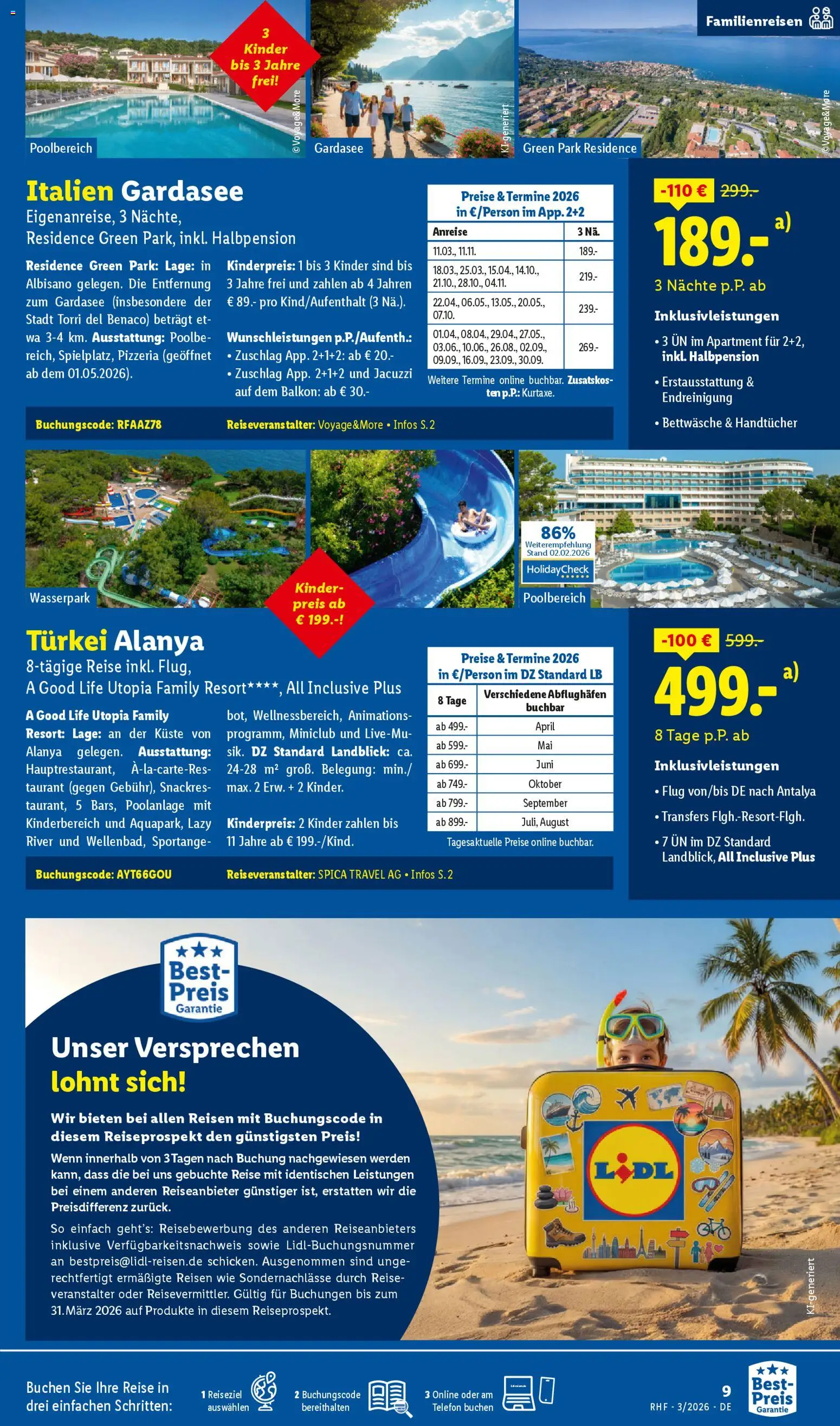 Lidl Reisen Prospekt 	 – gültig ab 28.02.2026 | Seite: 9 | Produkte: Bettwäsche, Telefon