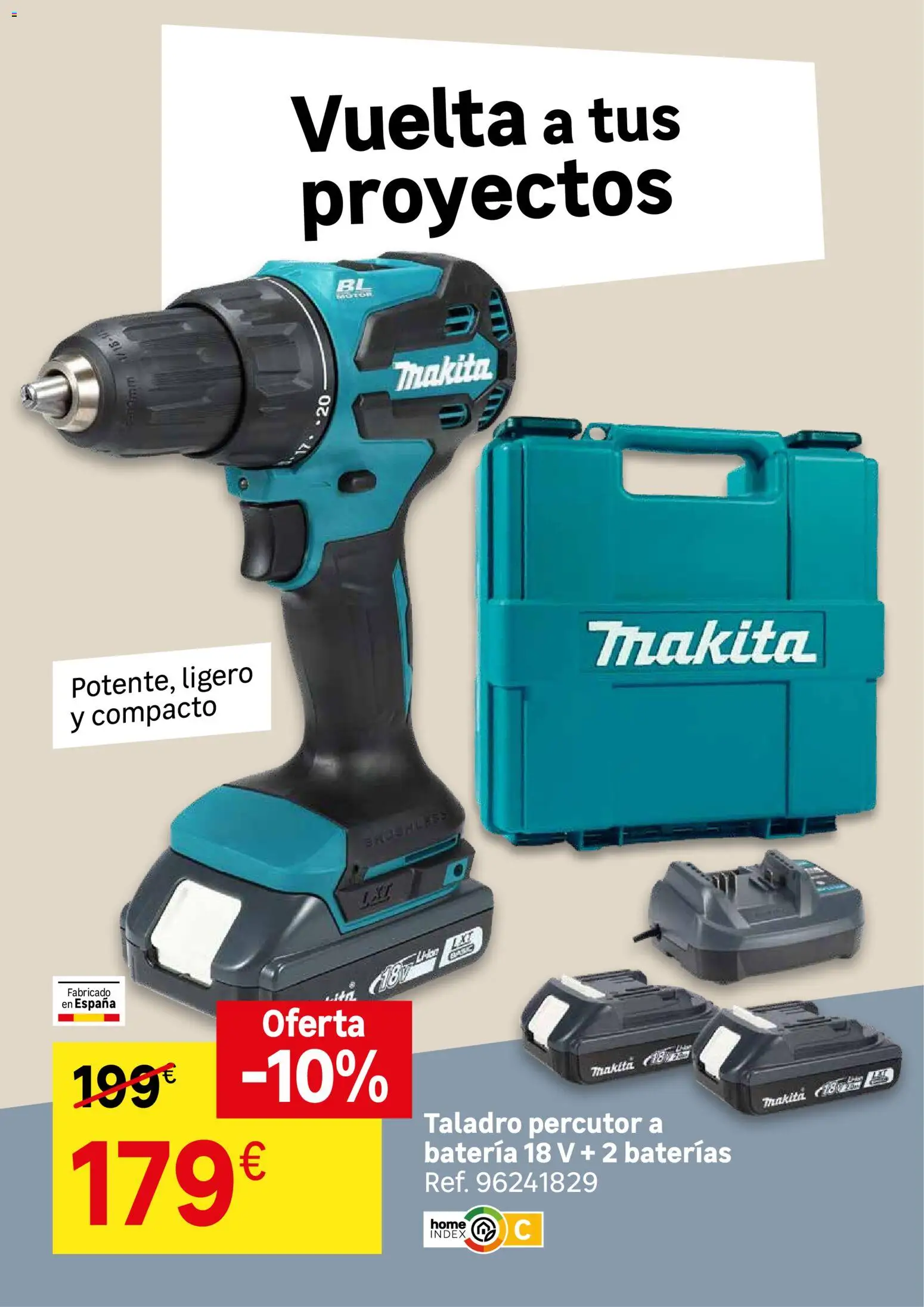 Leroy Merlin catálogo │ válido desde el 25/08/2026 | Página: 85 | Productos: Taladro percutor, Batería