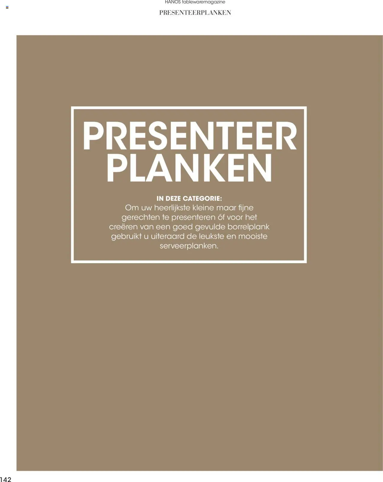 {H1} | Pagina: 142 | Producten: Planken