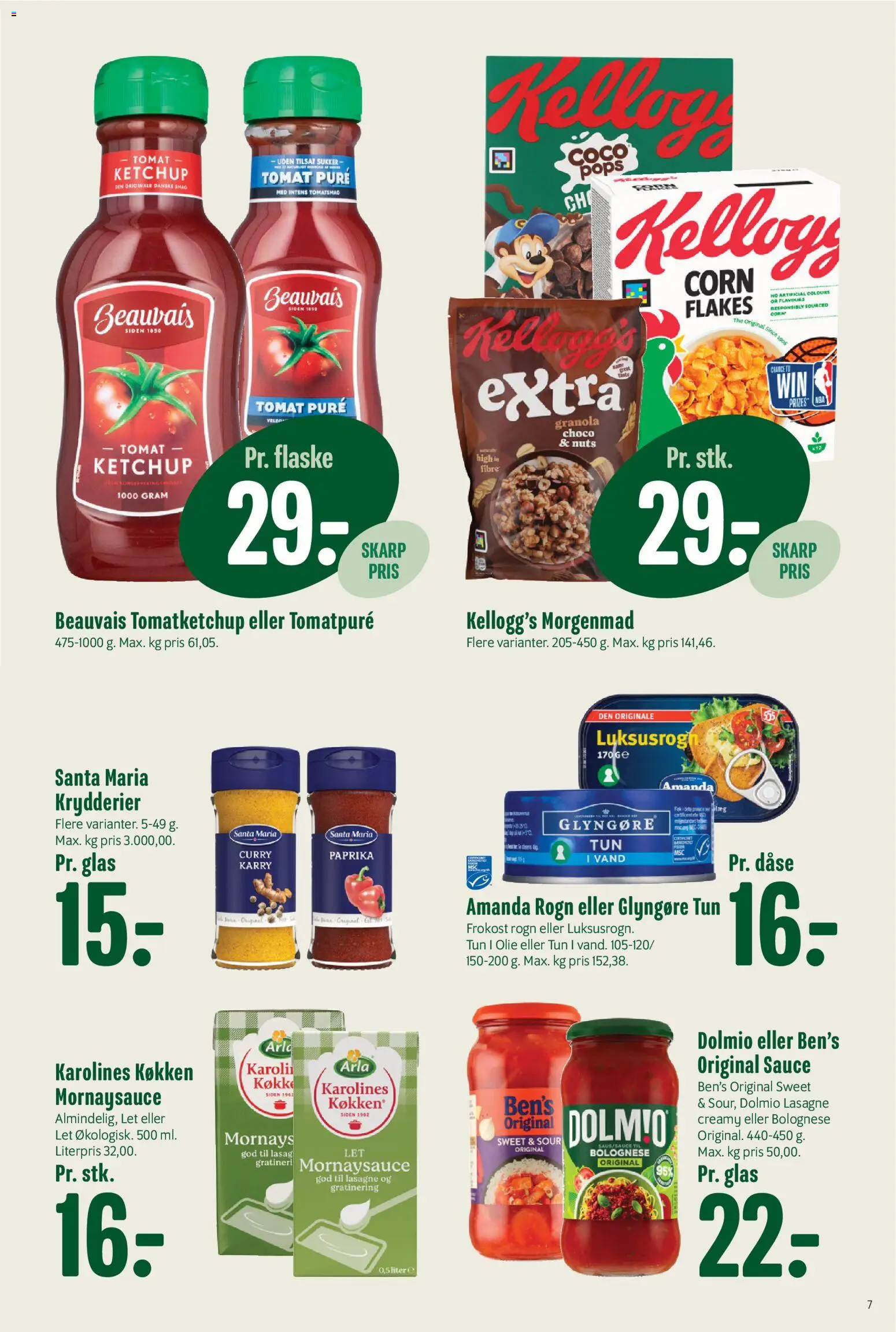 Min Købmand tilbudsavis – gyldig fra 16/10/2026 | Side: 8 | Produkter: Olie, Ketchup, Tun, Tomatpuré