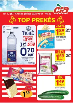 ČIA MARKET leidinys galioja nuo 09.06.2026