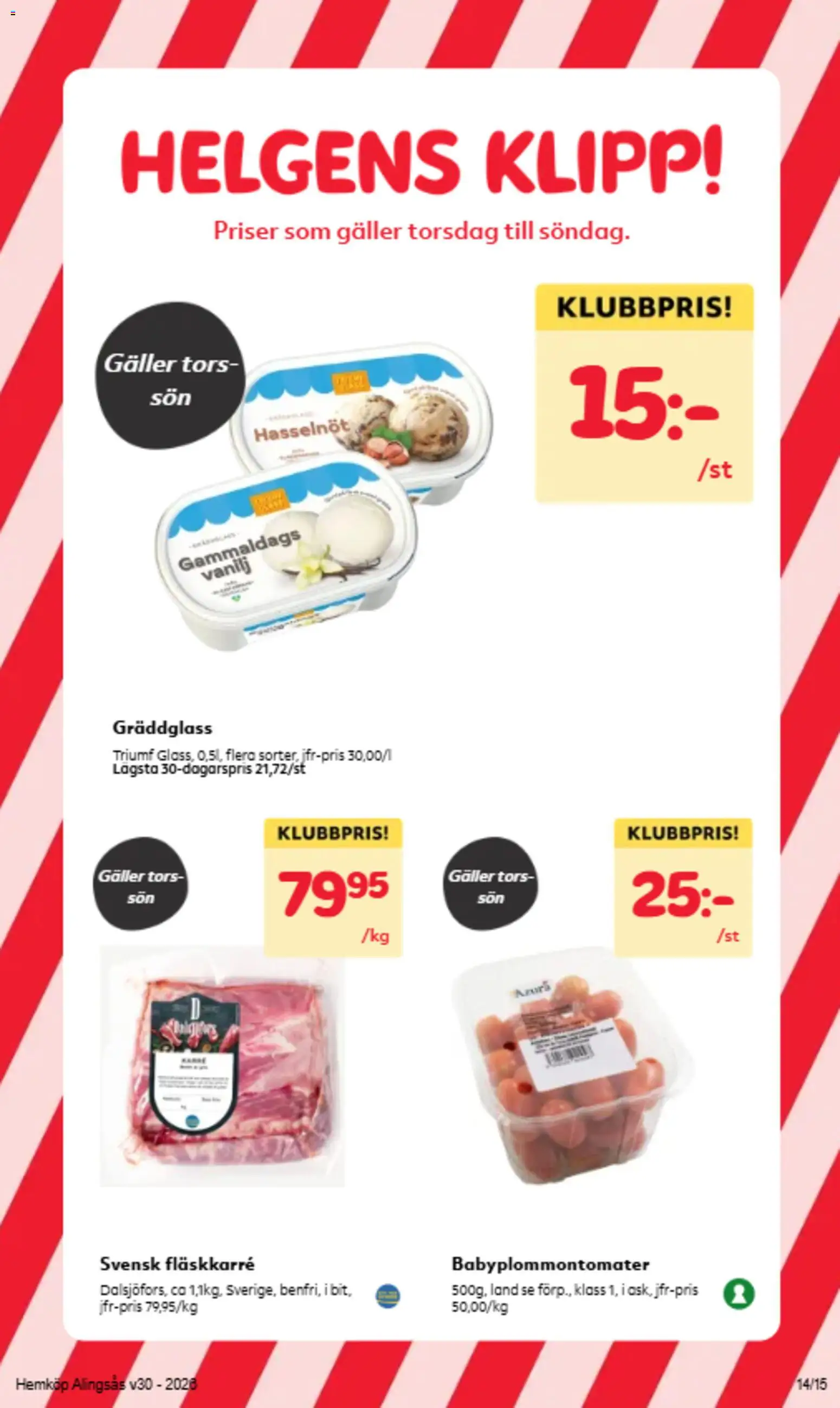 Hemköp reklamblad aktuell från 20/07/2026 | Sida: 14 | Produkter: Galler