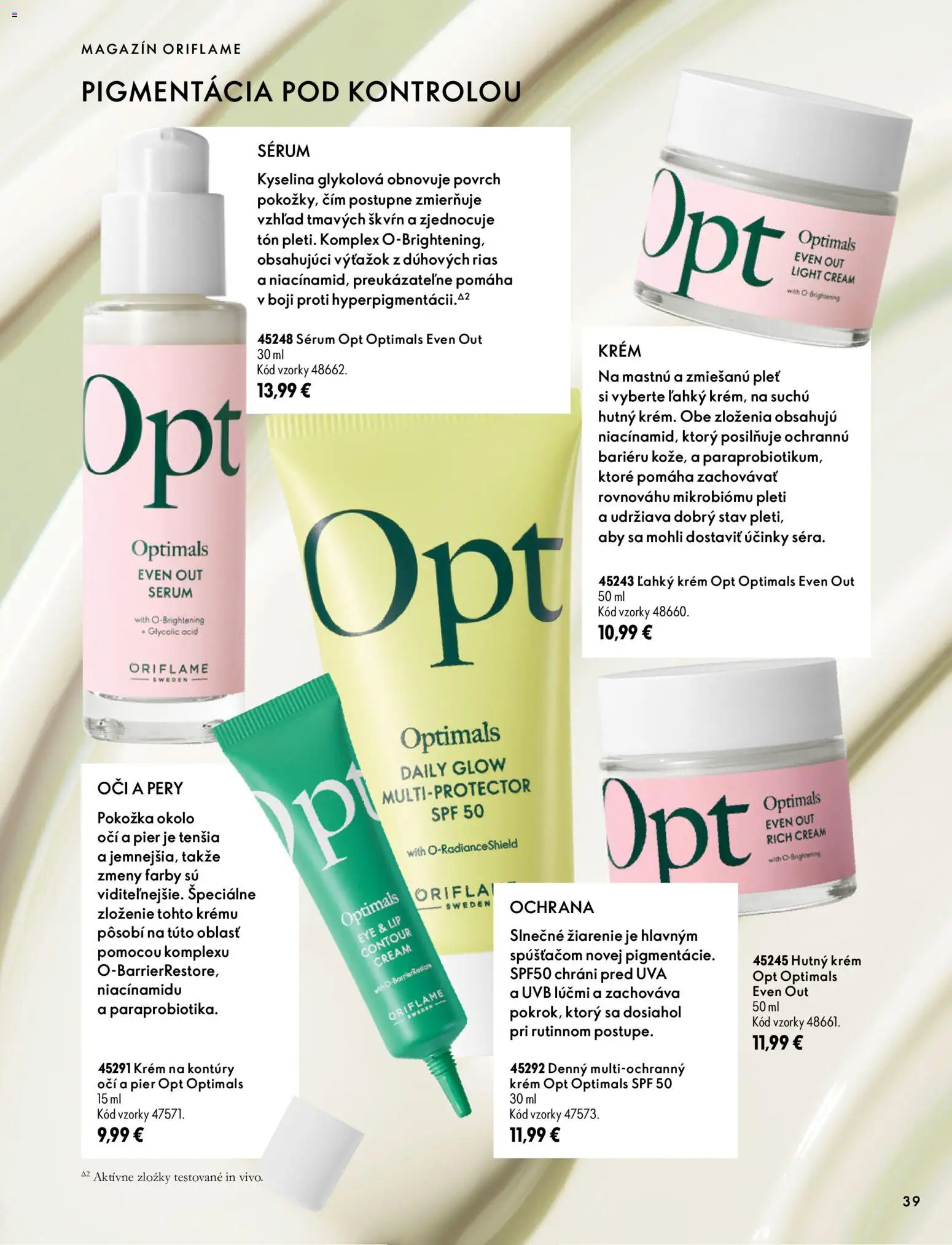 Nové Oriflame akcie – leták je platný od 30.09.2026 | Strana: 39 | Produkty: Toaletná voda, Voda