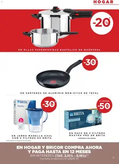 Vista previa Hipercor catálogo válido desde el 13/08/2026 | Página: 31 | Productos: Puré, Ollas, Agua