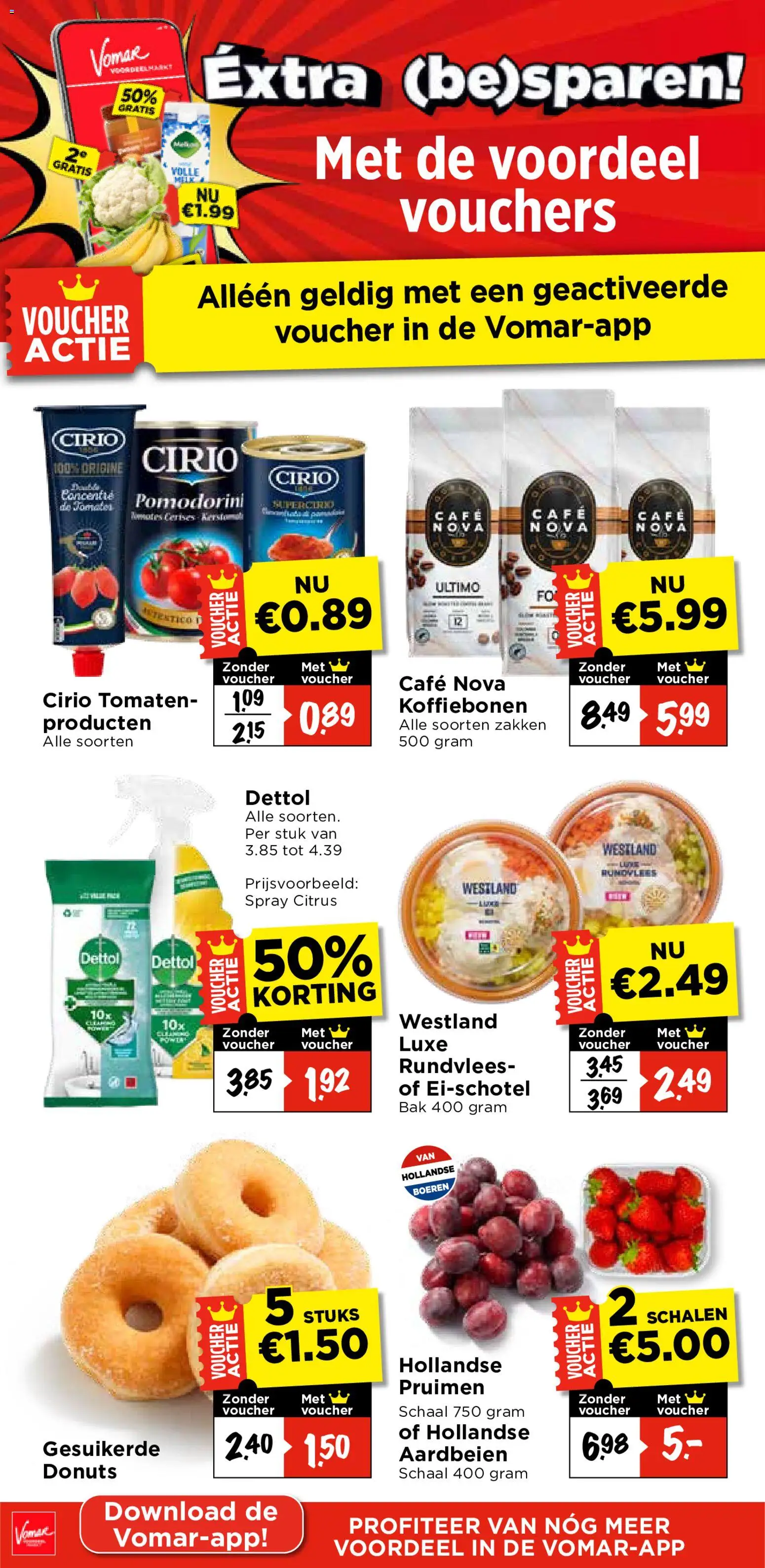 {H1} | Pagina: 16 | Producten: Tomaten, Aardbeien, Pruimen, Rundvlees