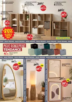Maxi Bazar - Prévisualisation de Maxi Bazar catalogue valide à partir de 29/06/2026 | Page: 12 | Produits: Lampadaire, Miroir, Boîte de rangement