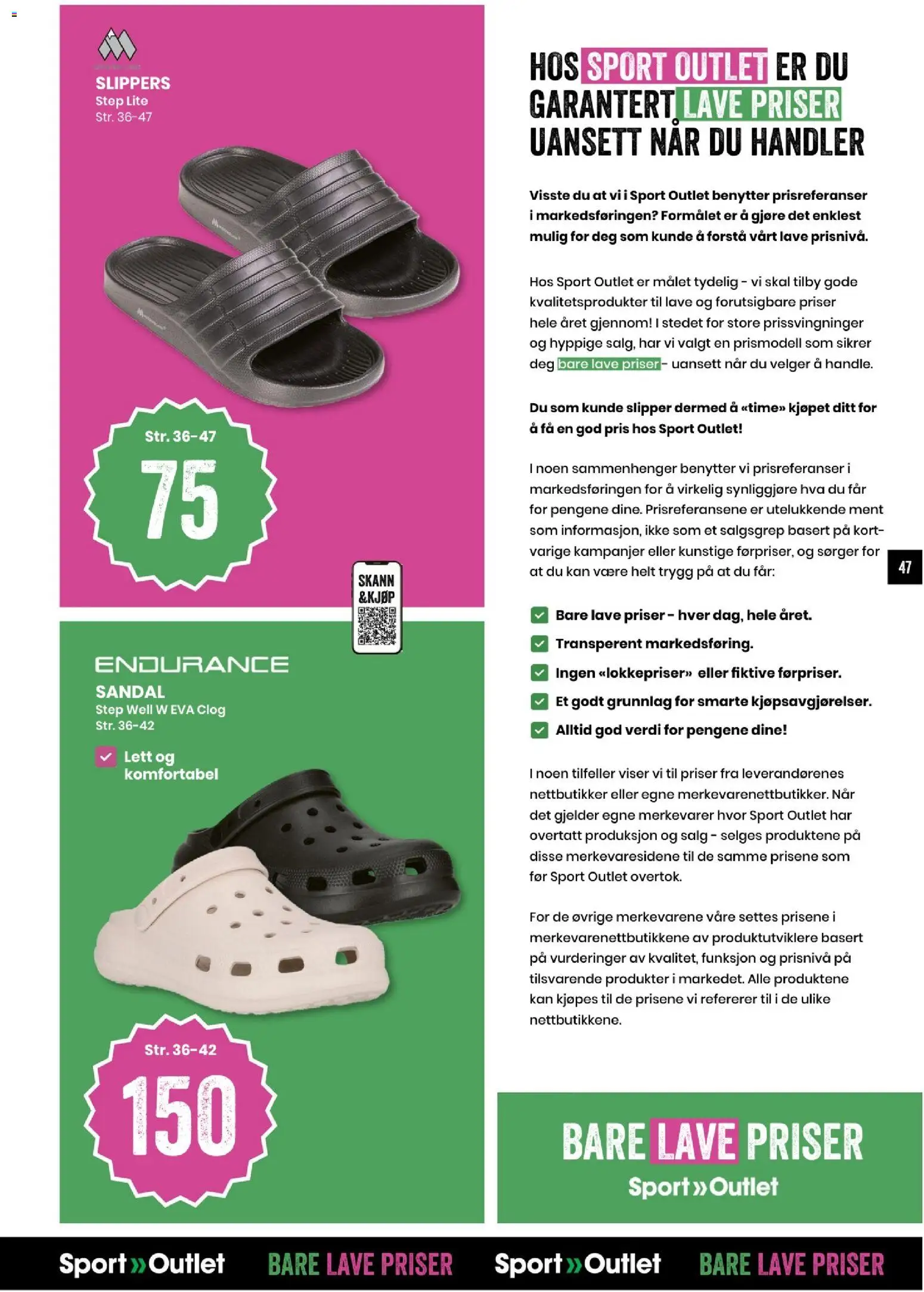 {H1} | Side: 47 | Produkter: Slippers