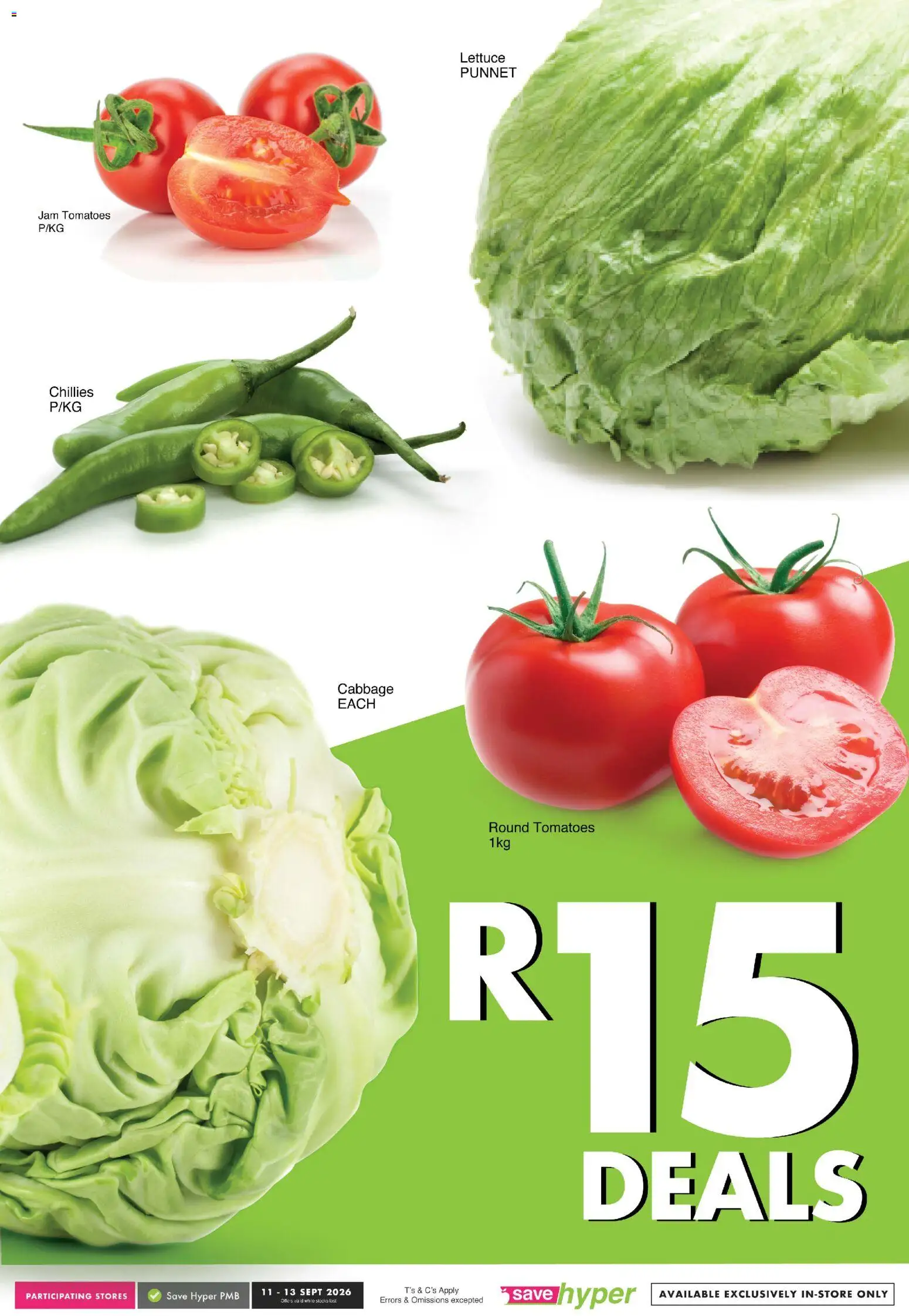 New Save catalogue – valid from 11/09/2026 | Page: 2 | Products: Jam, Tomatoes, Lettuce