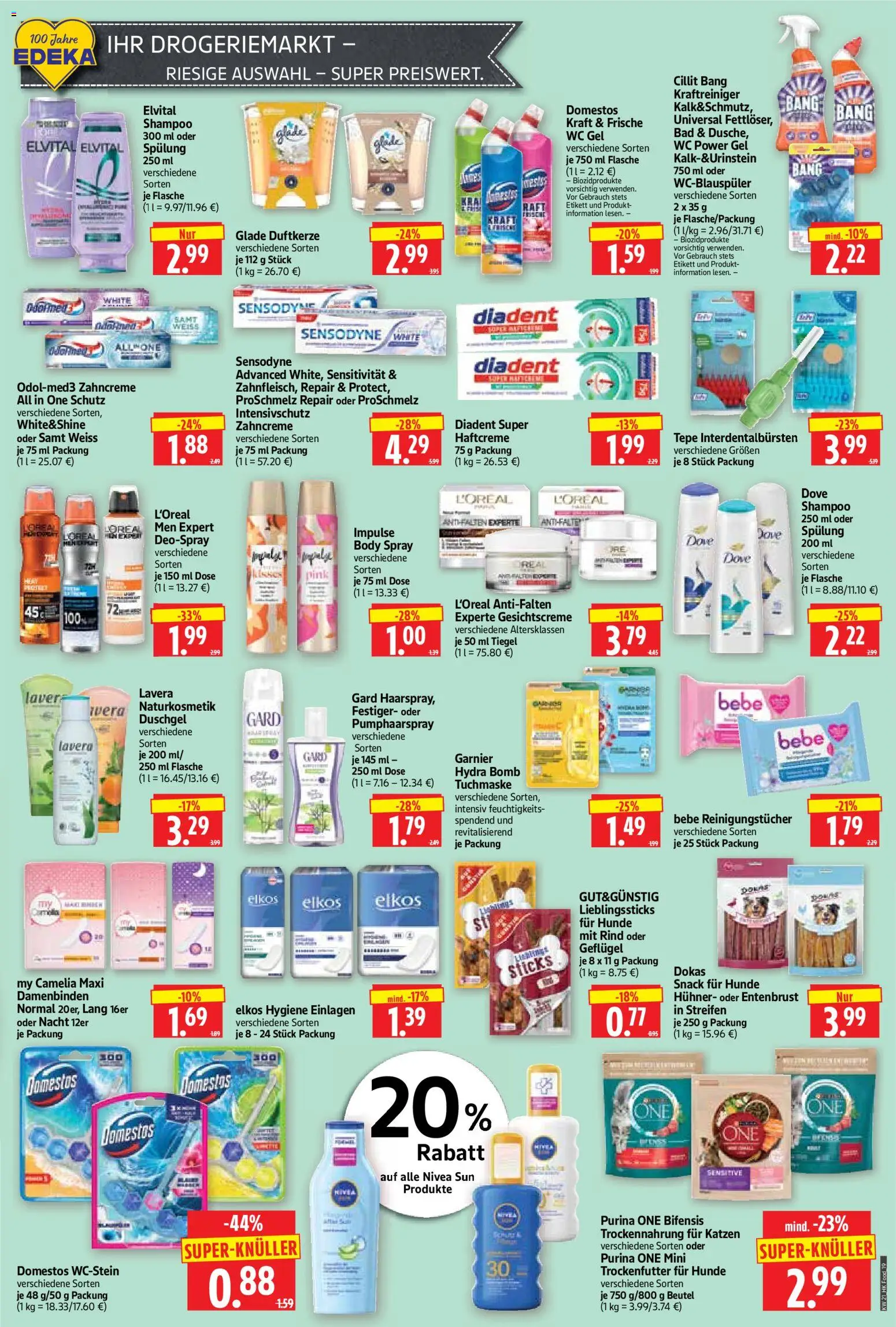 HERKULES Prospekt 	 – gültig ab 18.05.2026 | Seite: 19 | Produkte: Purina one, Bad, Deospray, Tuchmaske