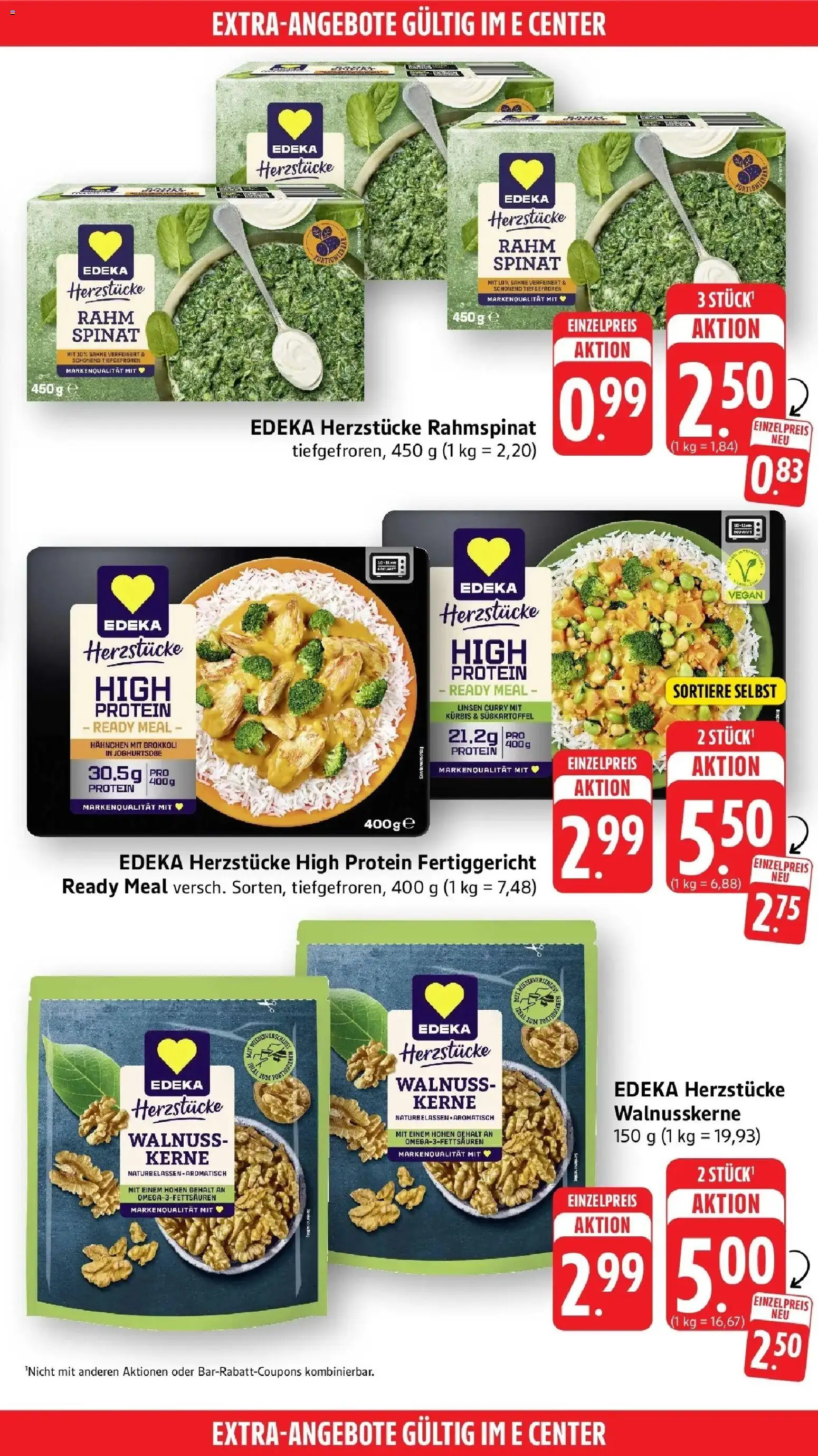 E center Prospekt Sigmaringen (ab 28.09.2026) zum Blättern | Seite: 49 | Produkte: Hahnchen, Brokkoli, Kürbis, Sahne