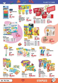 Pré-visualização Staples Regresso às Aulas 2026 válido de 17/08/2026 | Página: 49 | Produtos: Hambúrguer, Frutas, Pizza, Doces