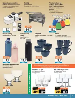 KTC - Katalog tehnike i posuđa - Pregled kataloga iz trgovine KTC, vrijedi od 10.06.2026 | Stranica: 13 | Proizvodi: Gin, Sladoled, Sjeckalica, Šalica
