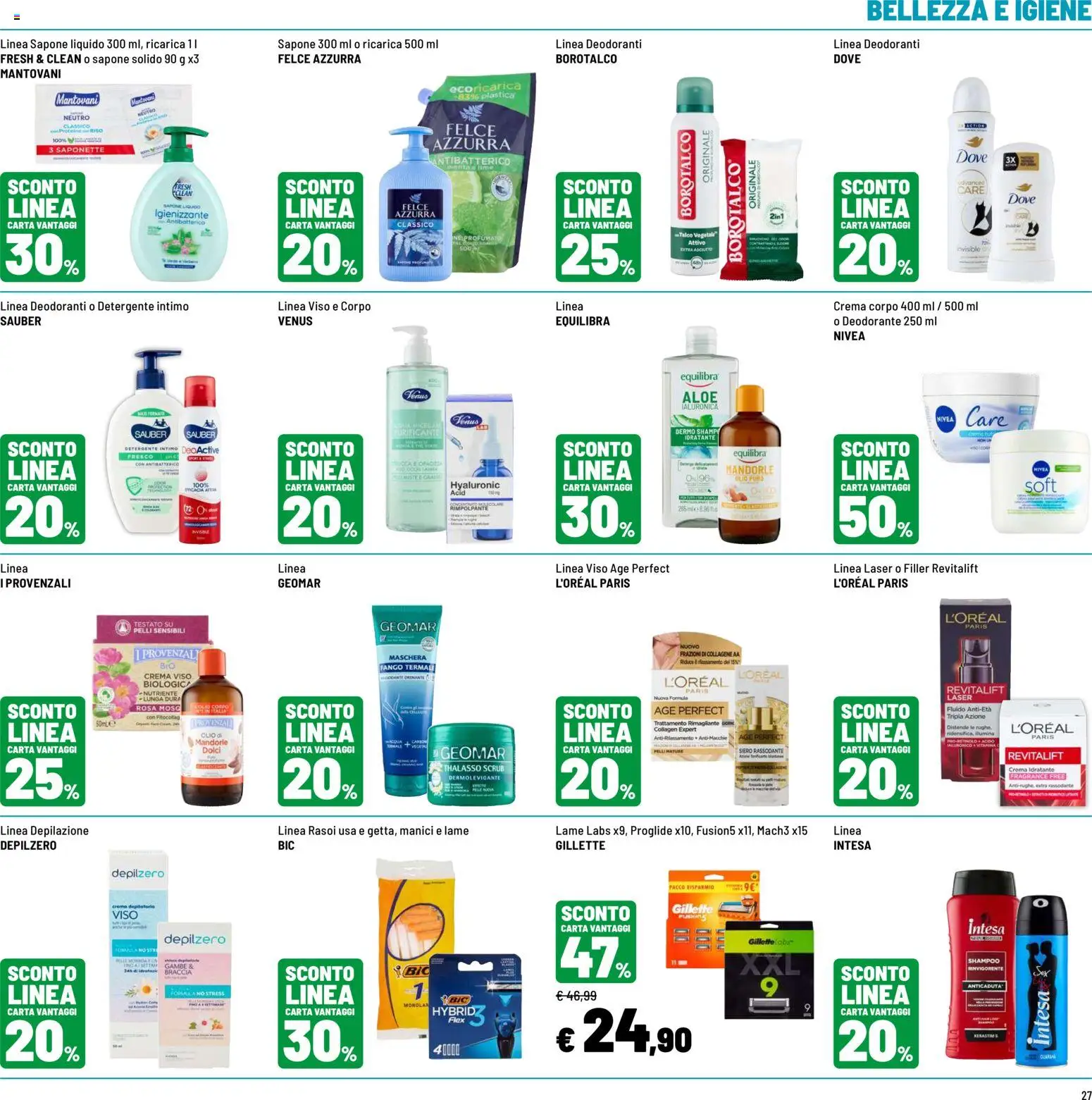 Volantino Iper del 10/08/2026 | Pagina: 27 | Prodotti: Maschera, Scrub, Mandorle, Lime