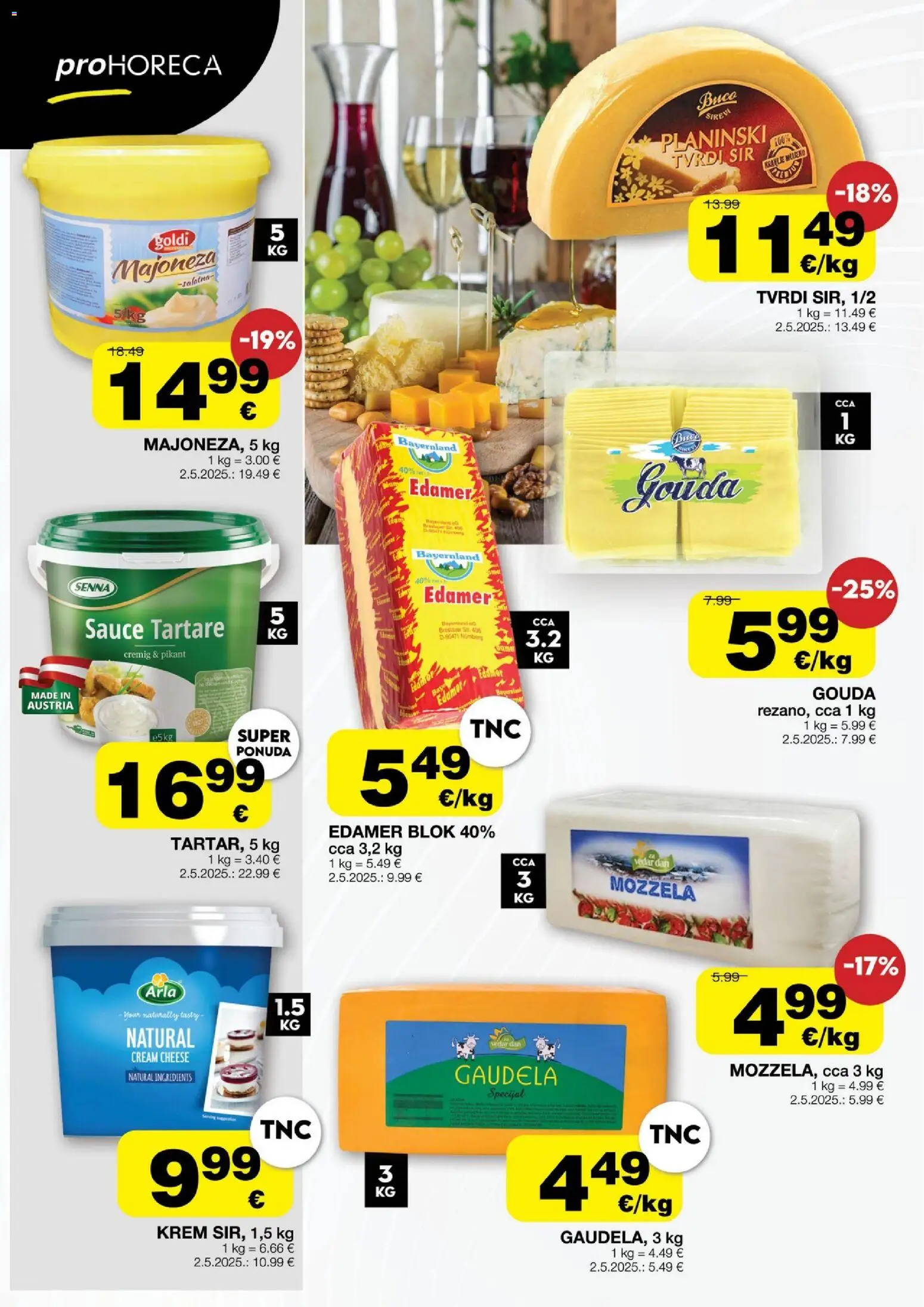 Stanić Diskont katalog | vrijedi od 23.07.2026 | Stranica: 12 | Proizvodi: Sir, Majoneza, Gouda