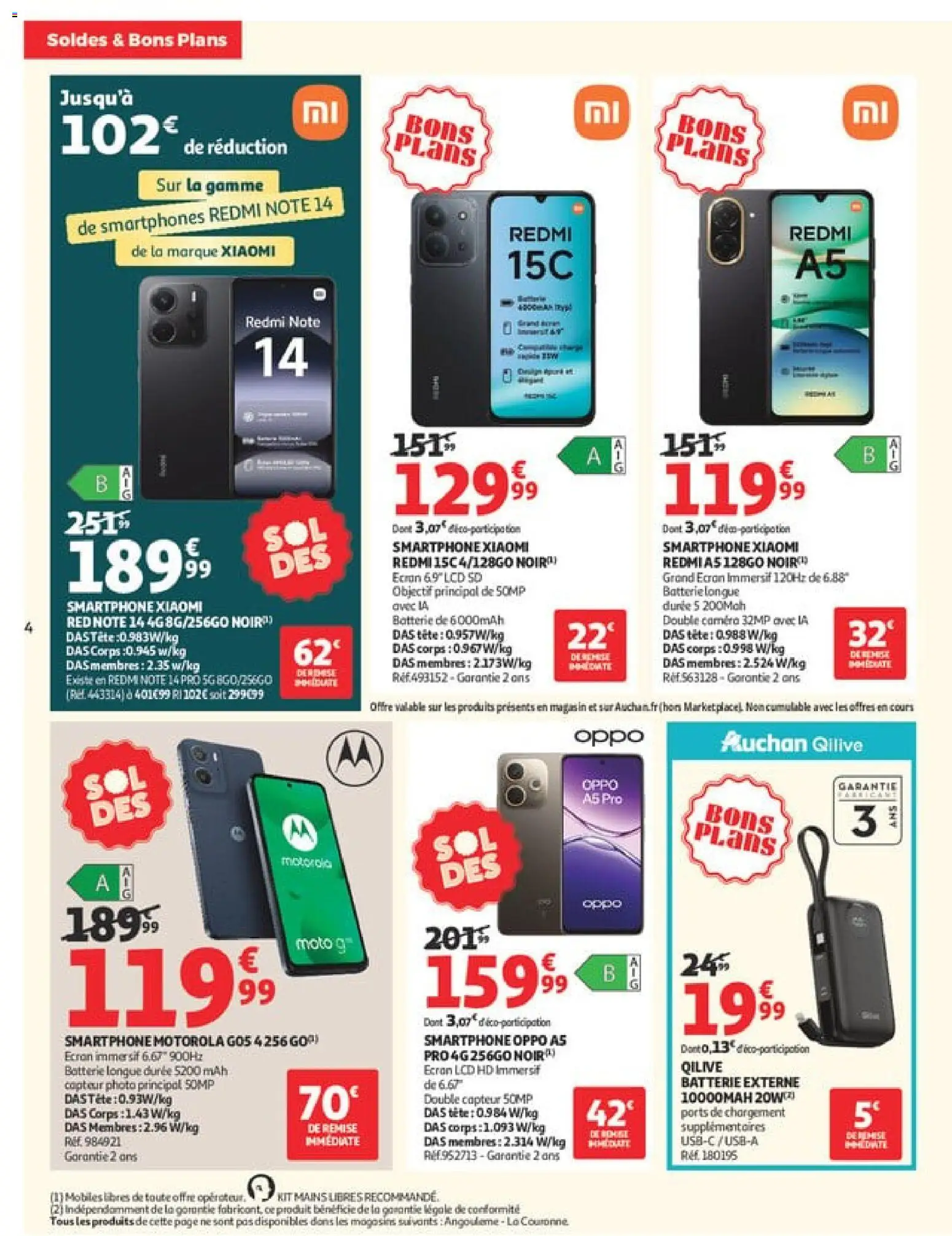 {H1} | Page: 4 | Produits: Smartphone, Batterie, Caméra