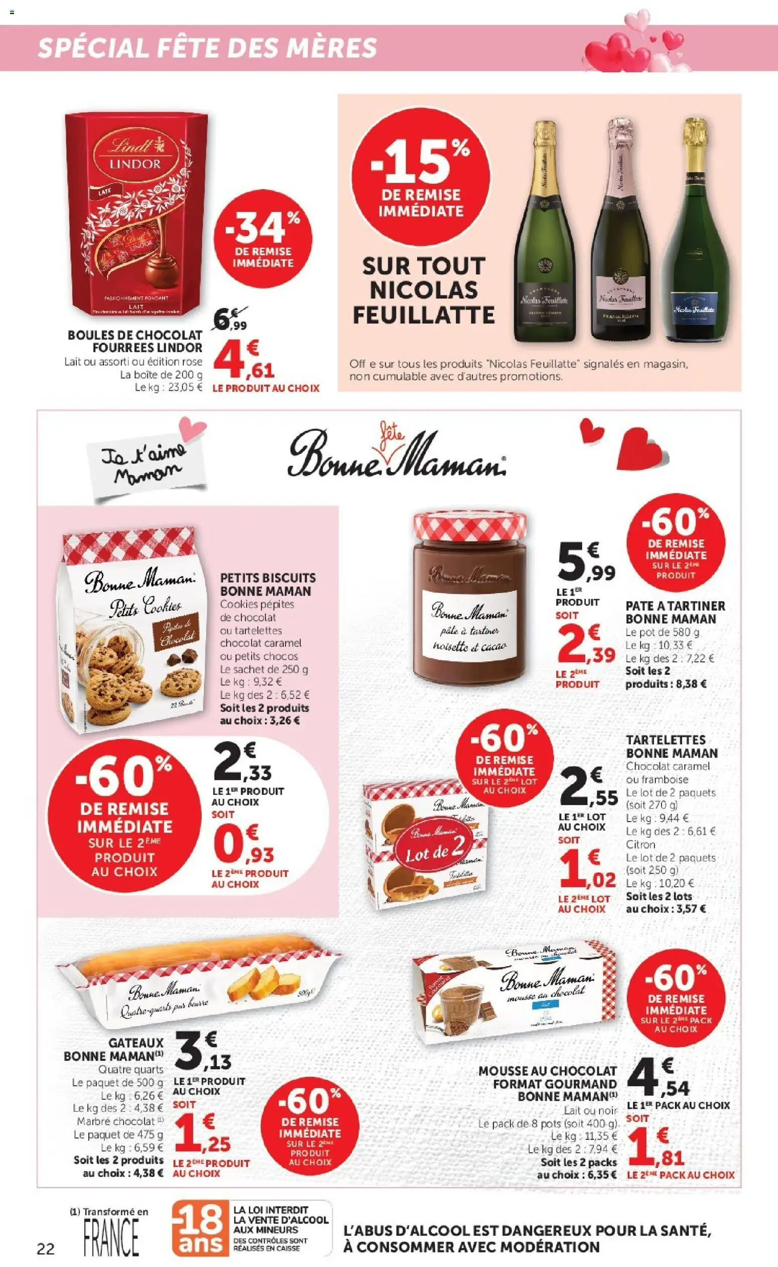 {H1} | Page: 22 | Produits: Noisette, Mousse, Pâte à tartiner, Chocolat