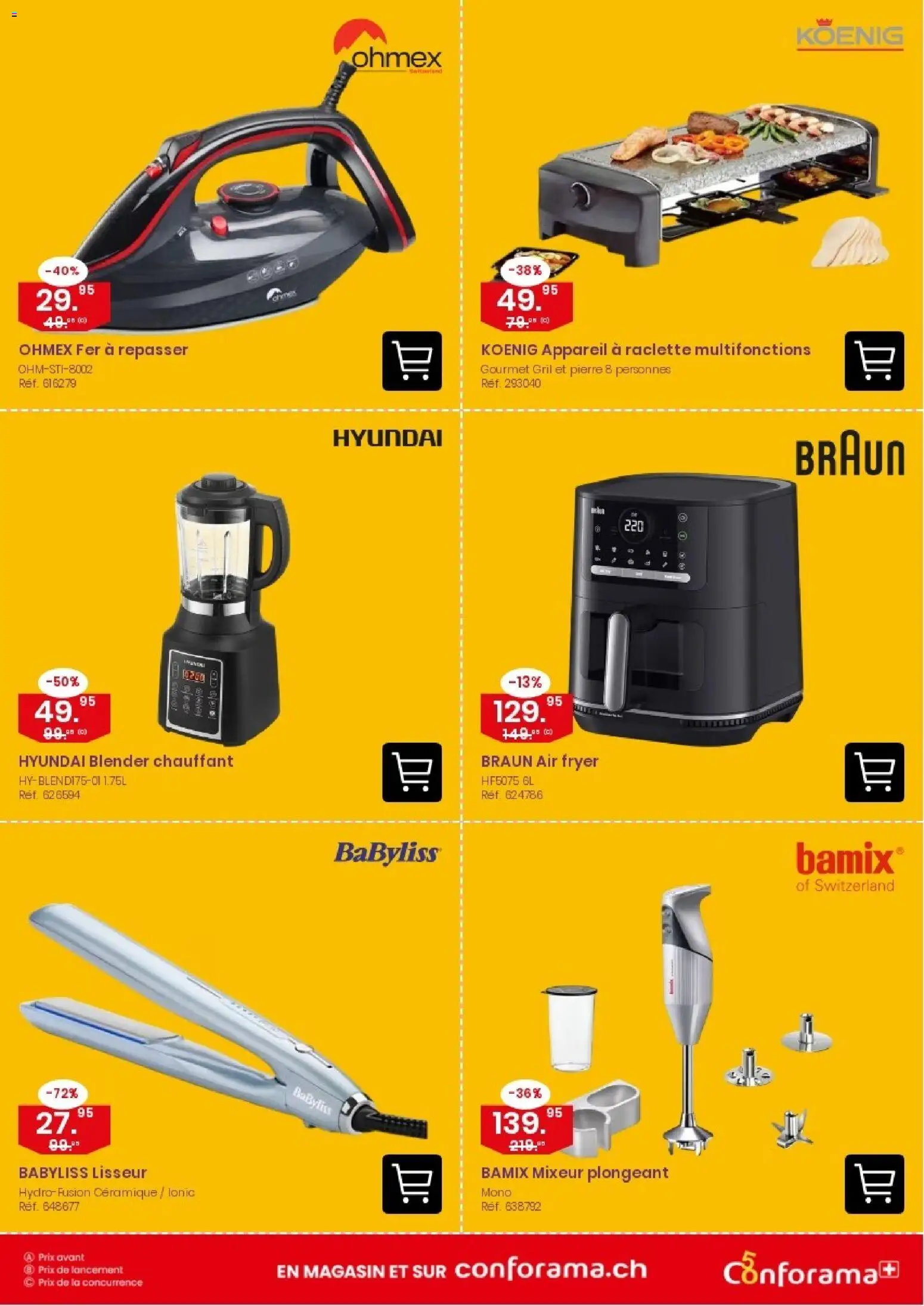 Conforama aktionen FR – gültig ab 21.10.2026 | Seite: 11 | Produkte: Raclette