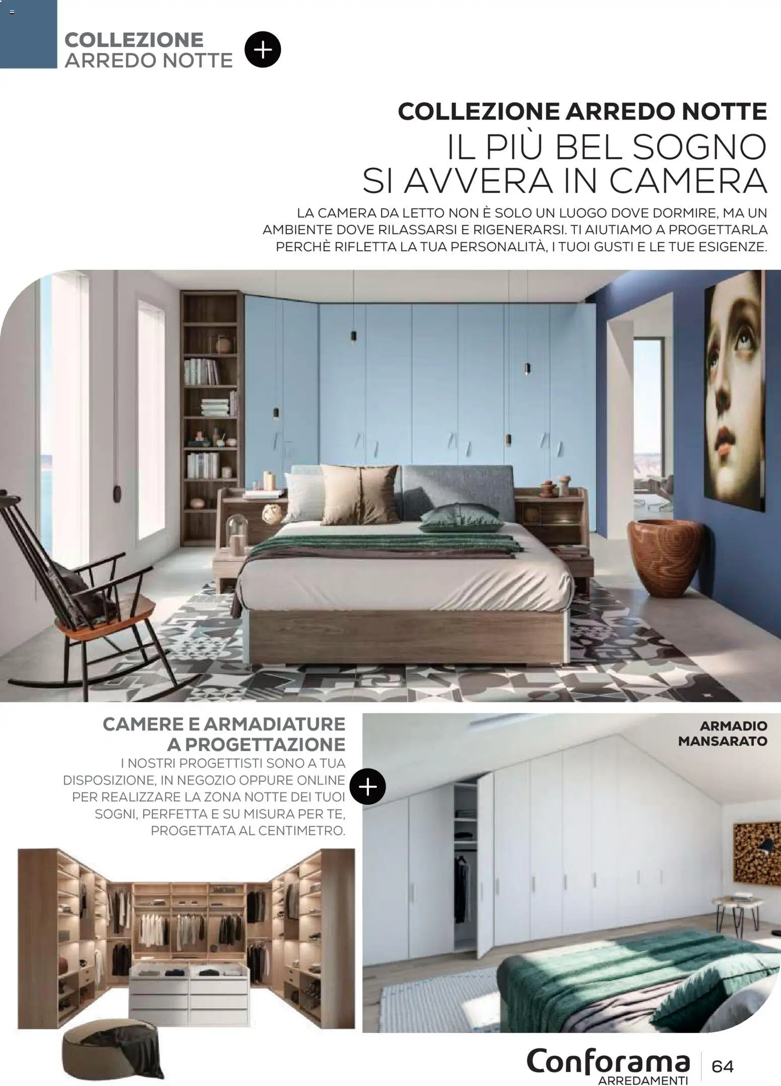 Volantino Conforama del 22/06/2026 | Pagina: 64 | Prodotti: Letto, Armadio