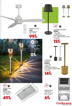 Pré-visualização Conforama Jardim válido de 19.03.2026 | Página: 41 | Produtos: Candeeiro, Mesa, Lanterna