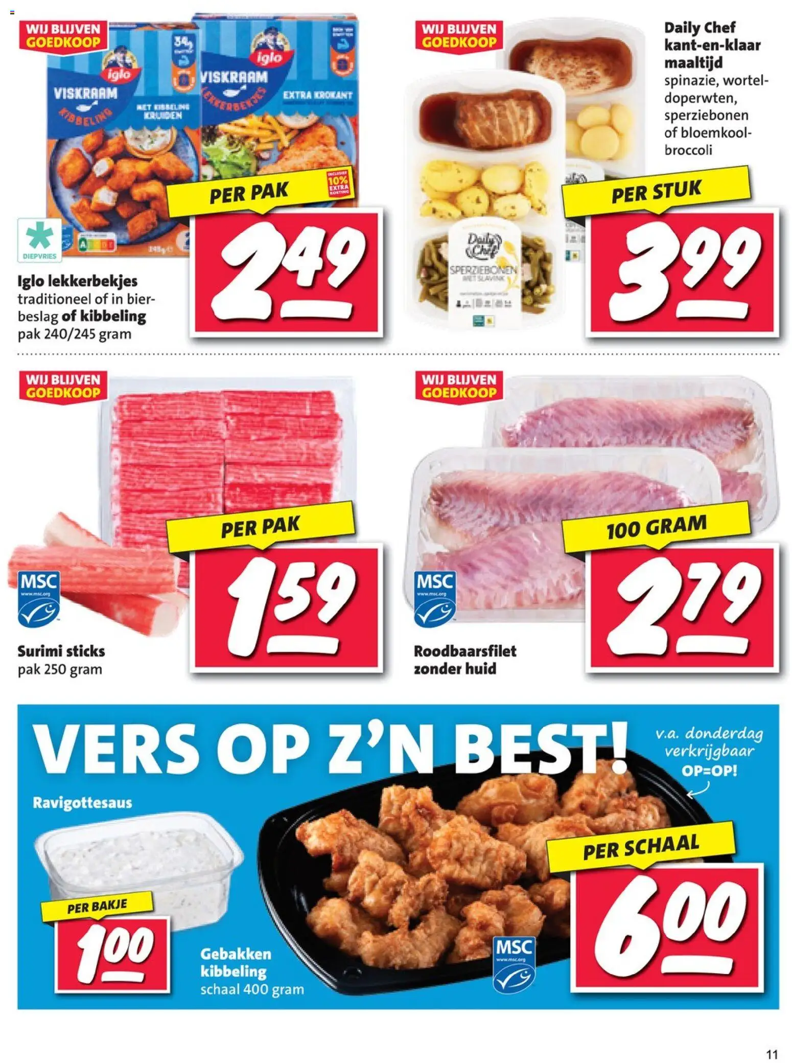 {H1} | Pagina: 11 | Producten: Bloemkool, Broccoli, Bier, Schaal