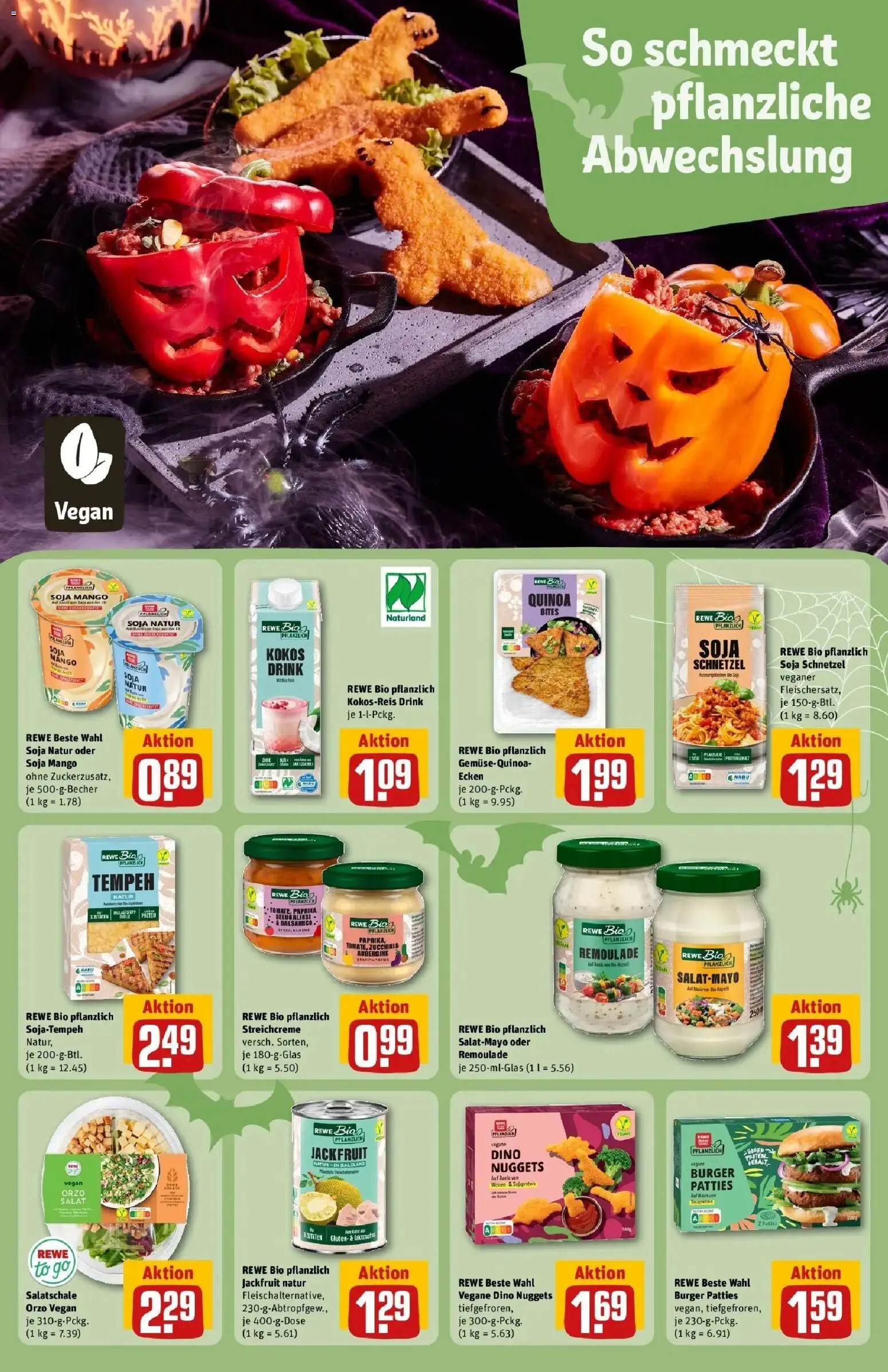REWE Prospekt ab 26.10.2026 zum Blättern » Angebote | Seite: 17 | Produkte: Balsamico, Burger, Mango, Salat