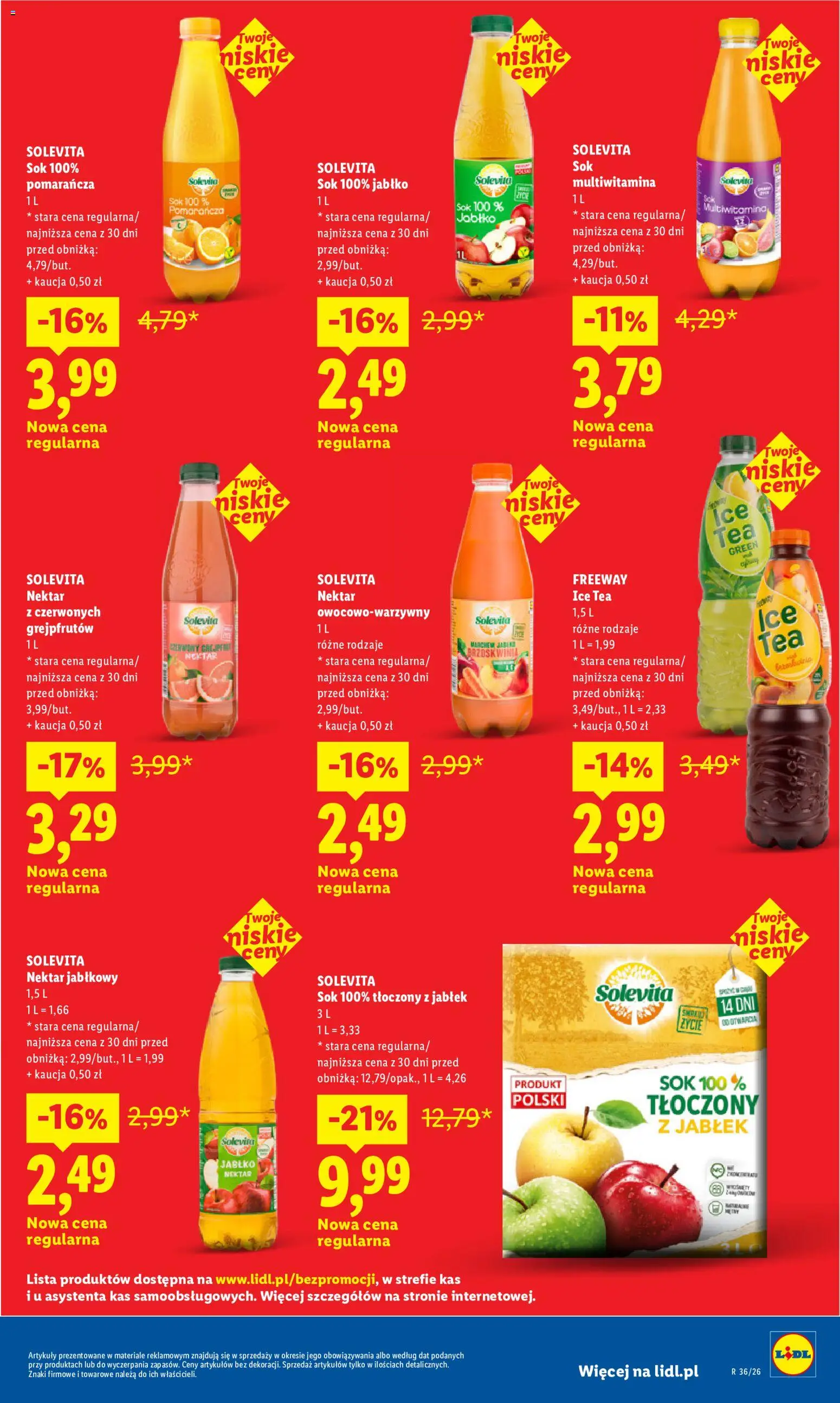 Lidl Polsko leták od 31.08.2026 | Strana: 25 | Produkty: Solevita, Ice tea