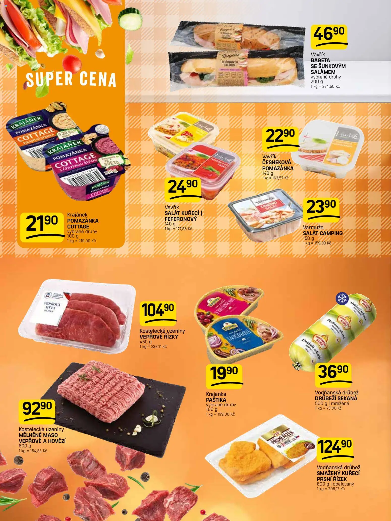 Flop leták od 27.05.2026 | Strana: 6 | Produkty: Hovězí, Uzeniny, Pomazánka, Maso