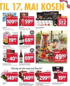 Forhåndsvisning av Meny kundeavis gyldig fra 11.05.2026 | Side: 11 | Produkter: Sjokolade, Tort, Cremă pentru față, Коньяк