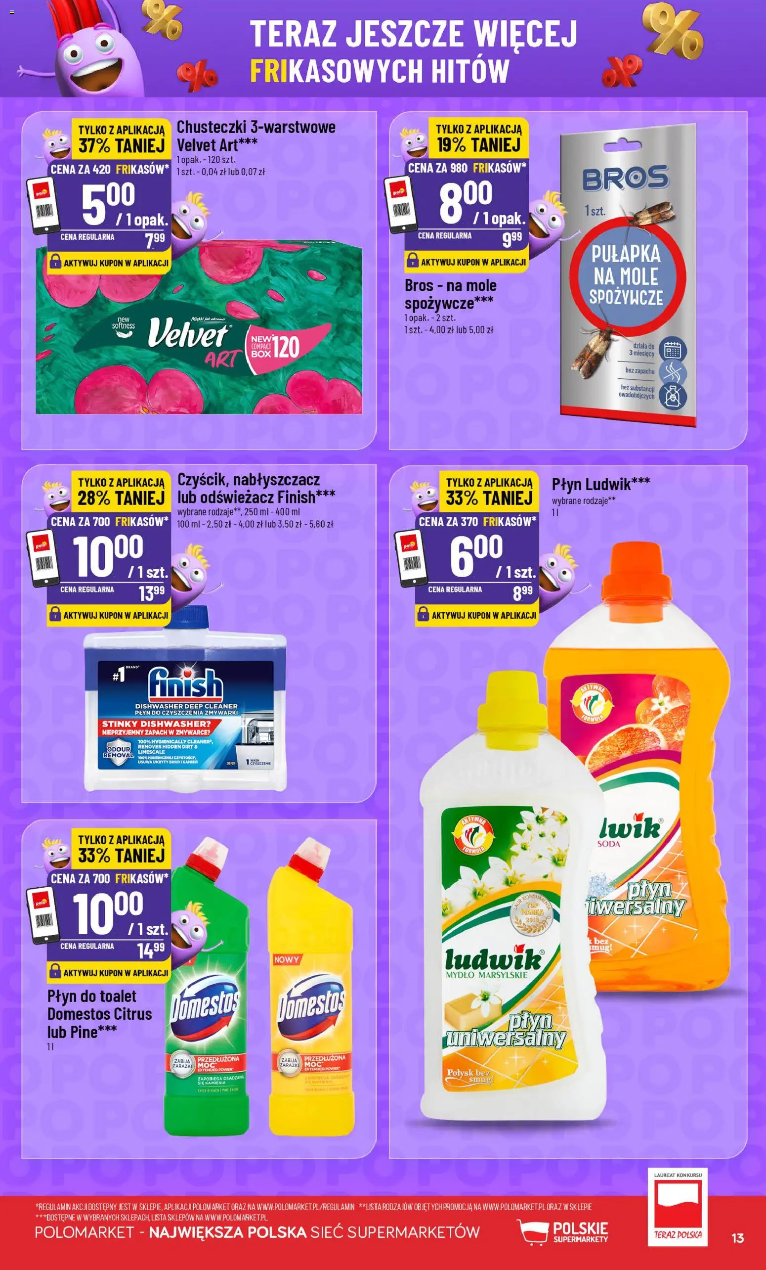POLOmarket gazetka - Frikasowe Hity od 22.04.2026 | Strona: 13 | Produkty: Odświeżacz, Cleaner, Zapach, Mydło
