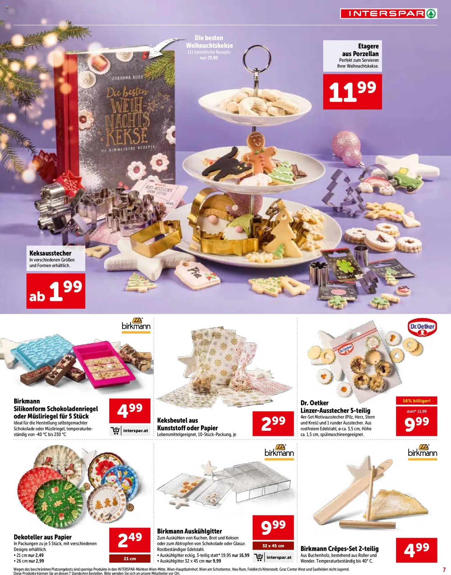 Interspar Sonderfolder Backen gültig ab 01.10.2026 | Seite: 7 | Produkte: Kekse, Brot, Schokolade
