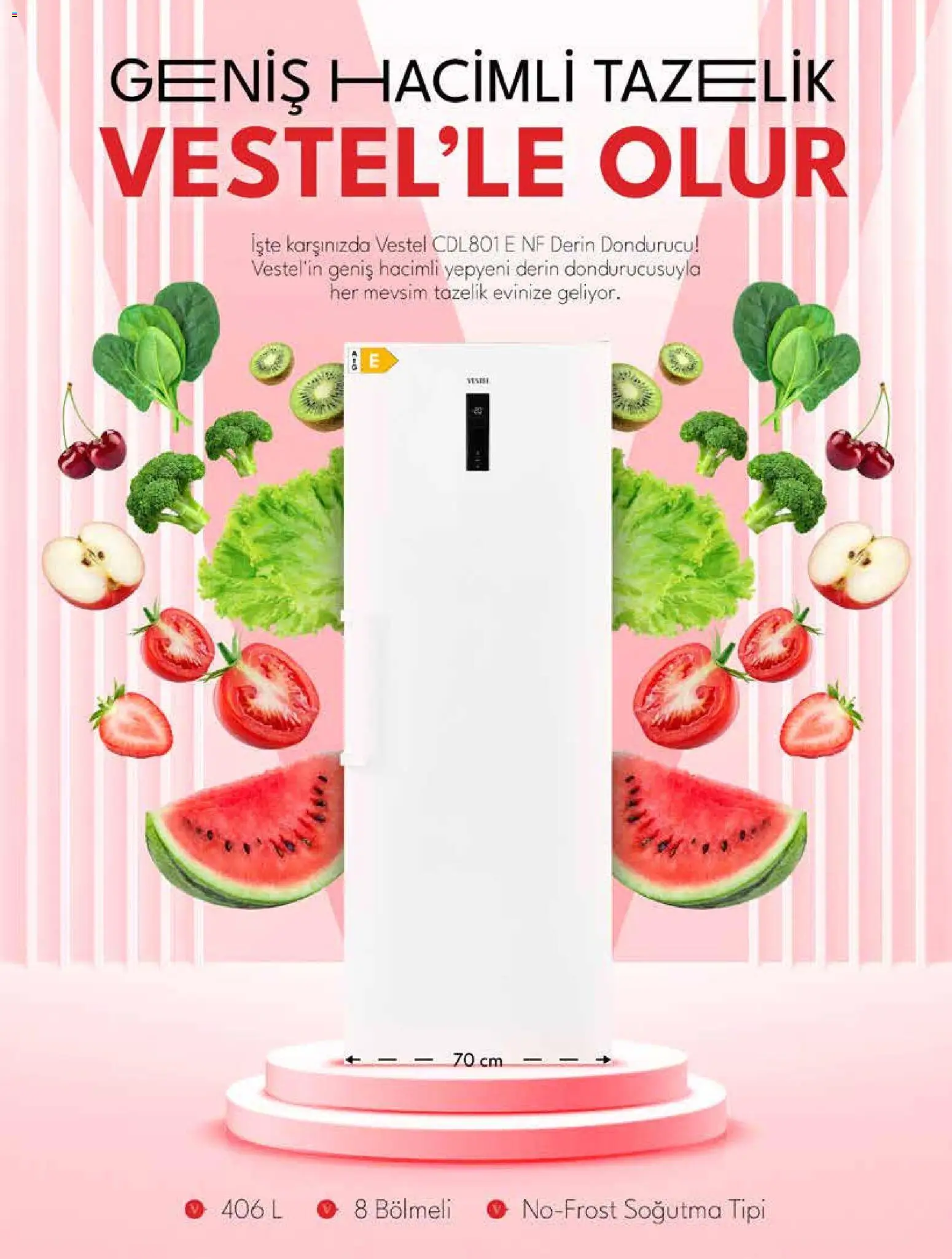 Vestel Katalog - 03.04.2026 tarihinden itibaren geçerlidir | Sayfa: 10 | Ürünler: Dondurucu