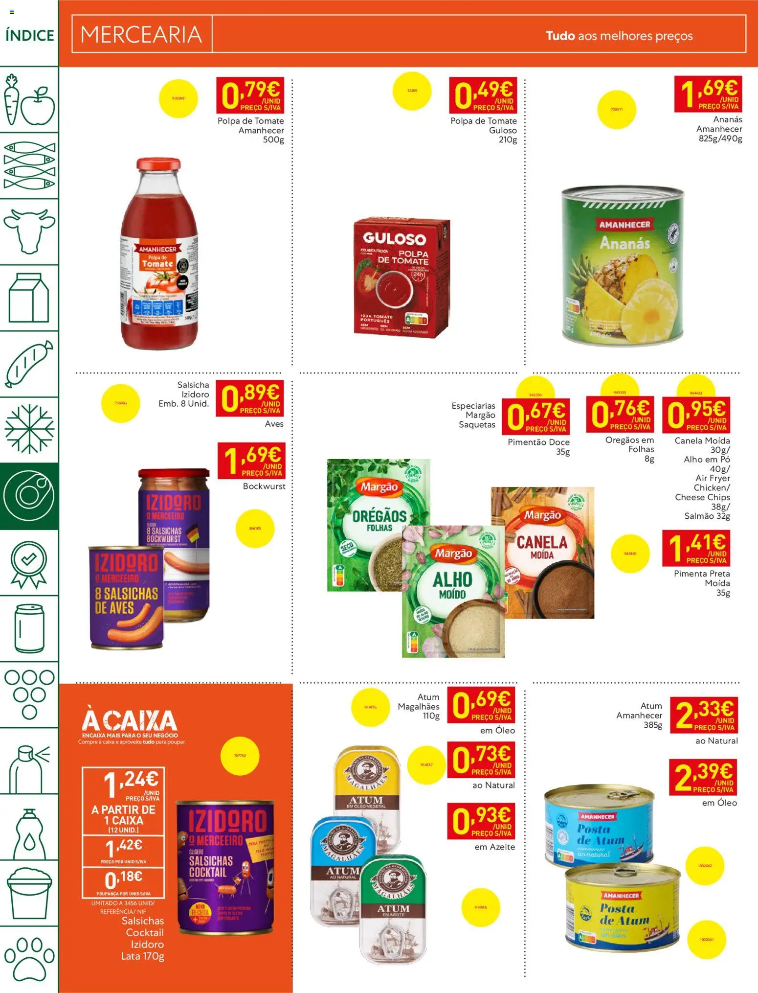 Recheio folheto Madeira │ válido de 07/07/2026 | Página: 18 | Produtos: Salmão, Salsicha, Óleo, Tomate