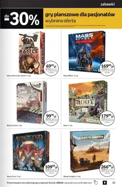 Pogląd oferty "Empik promocje" - ważna od 22.04.2026 | Strona: 89 | Produkty: Gra, Gry