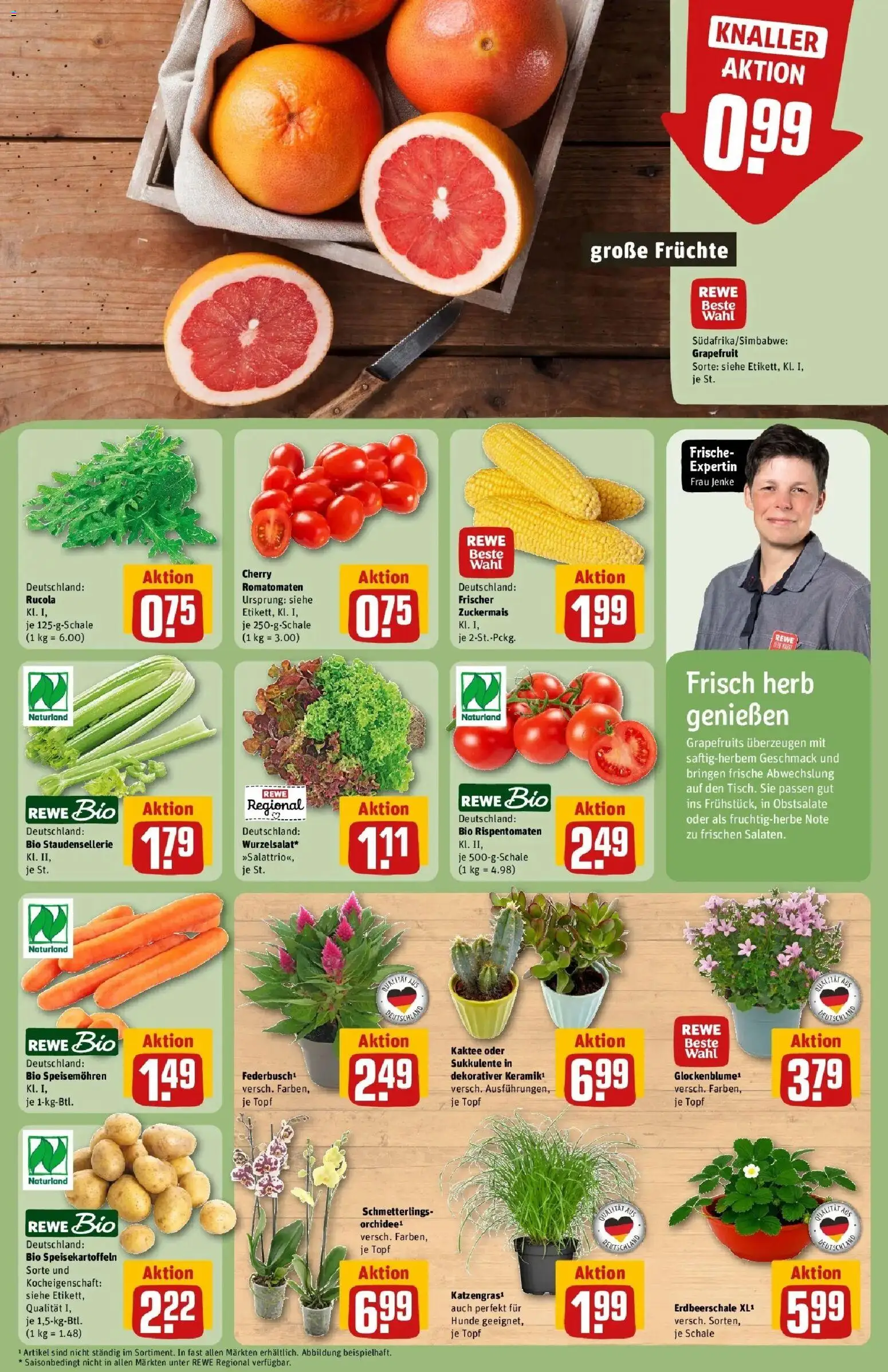 Rewe Prospekt Neuwied – gültig ab 27.07.2026 | Seite: 7 | Produkte: Rucola, Grapefruit