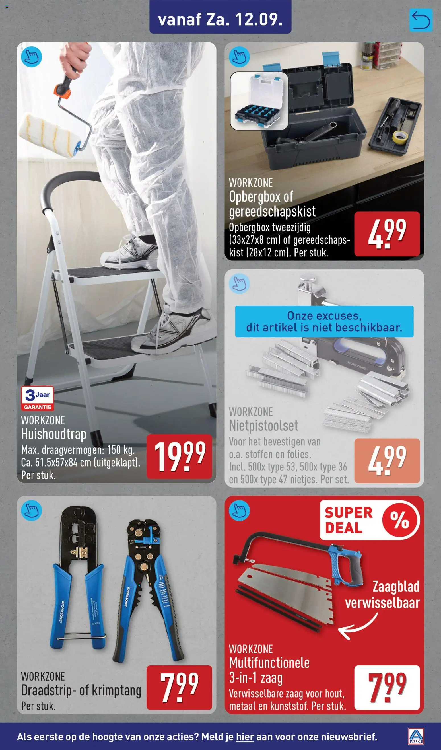 {H1} | Pagina: 15 | Producten: Ladder, Opbergbox, Box