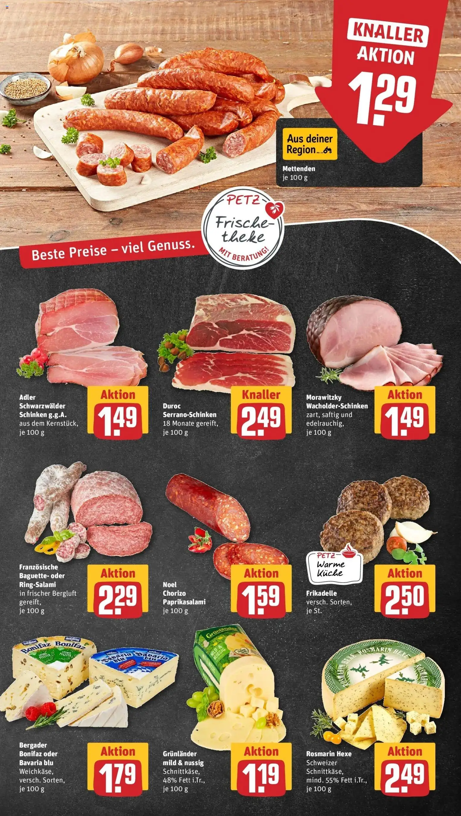 REWE Prospekt ab 24.08.2026 zum Blättern » Angebote | Seite: 9 | Produkte: Küche, Baguette, Grunlander, Pfeffer