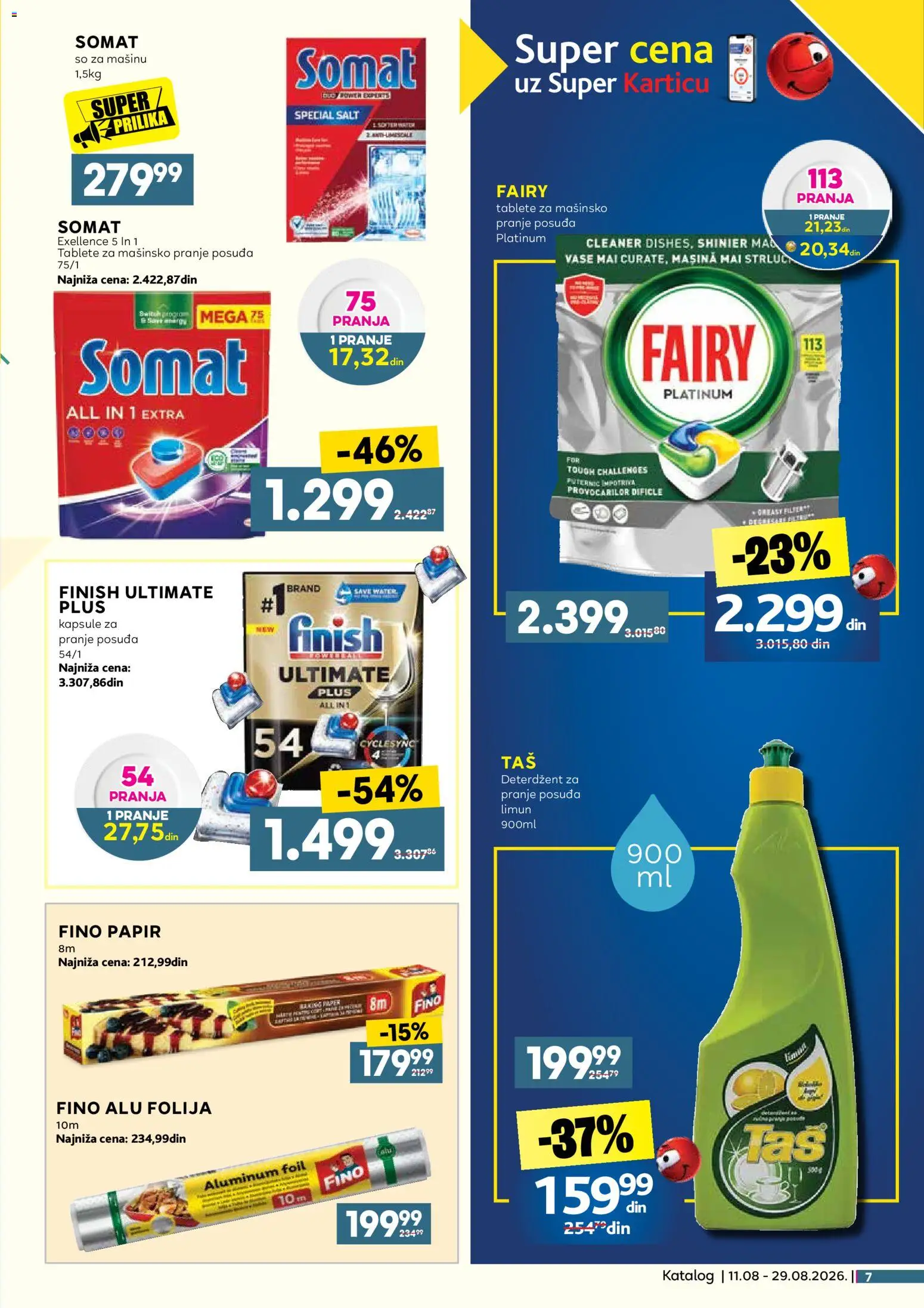 Roda katalog - važi od 11.08.2026 | Strana: 7 | Proizvode: Deterdžent, Somat, Kapsule, So